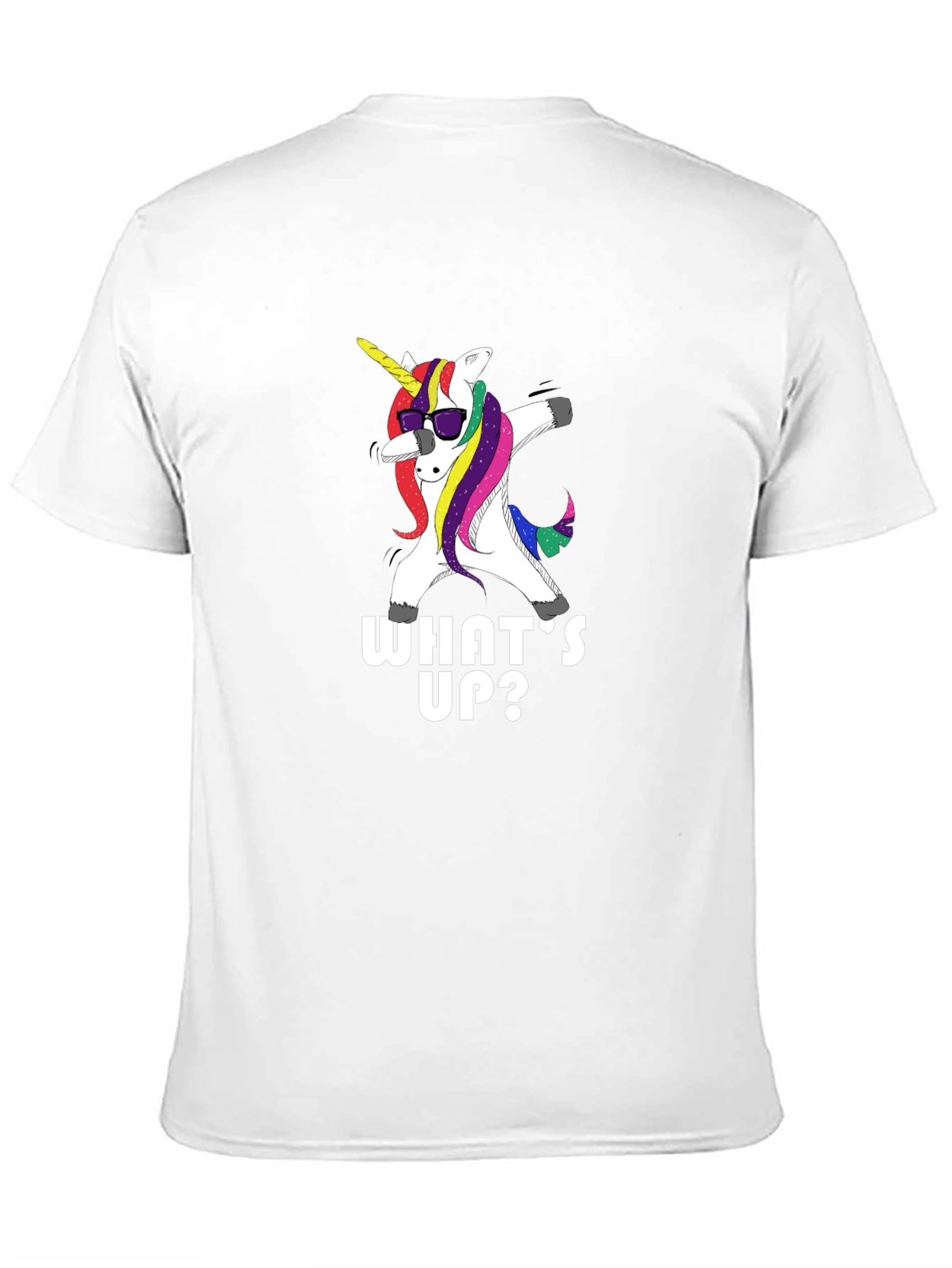 Black Dabbing Unicorn T-Shirt - What's Up? view 11