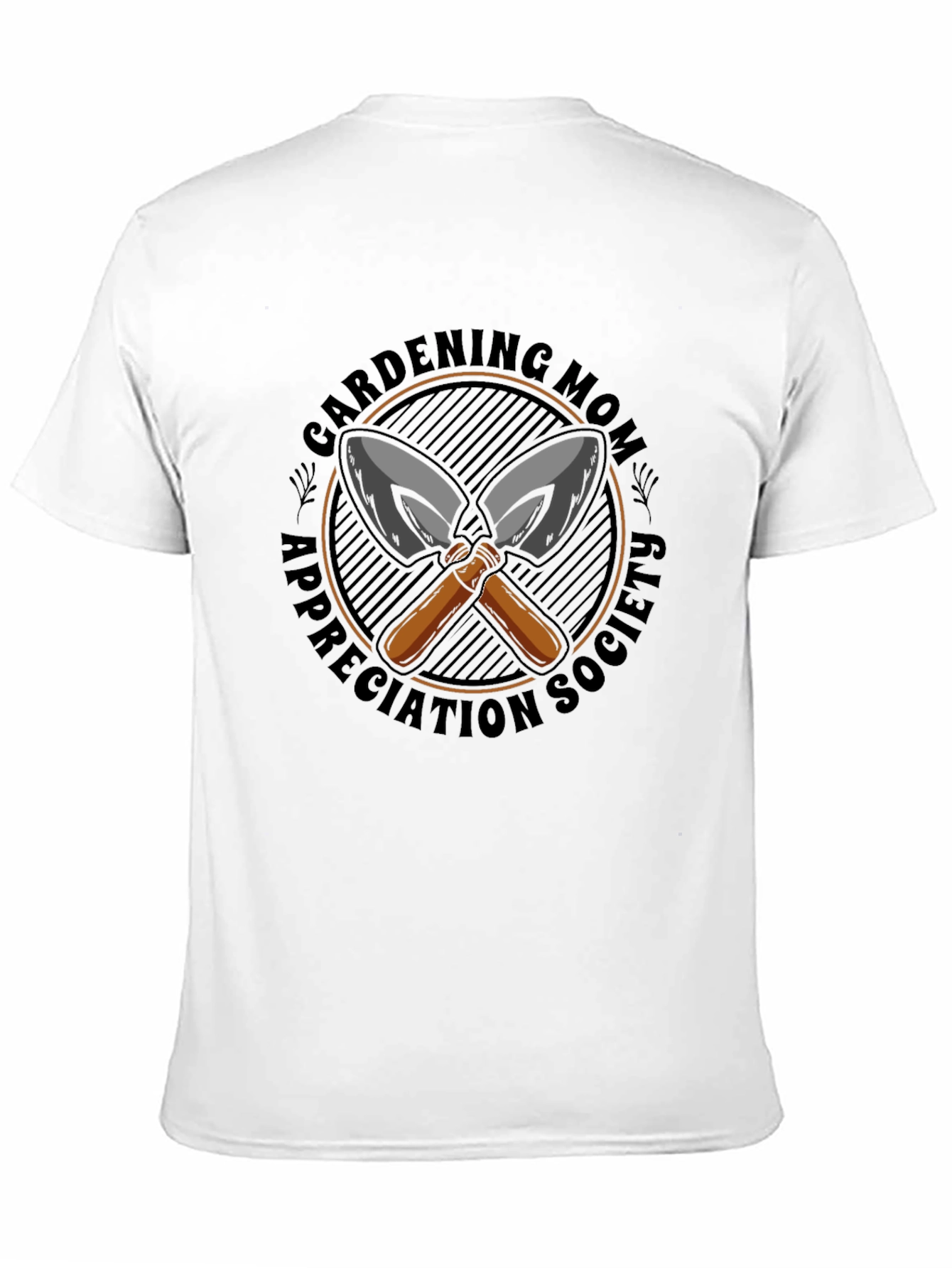 Black Gardening Mom T-Shirt view 11