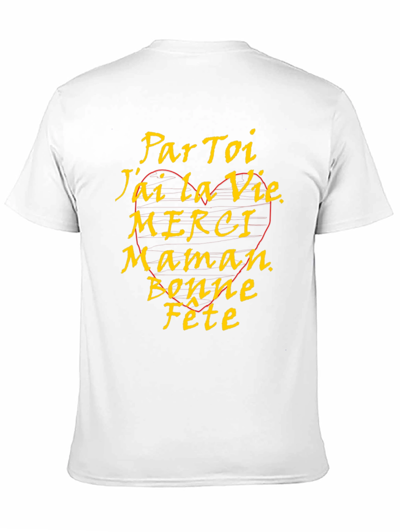 Black Par Toi J'ai la Vie Merci Maman T-Shirt view 11