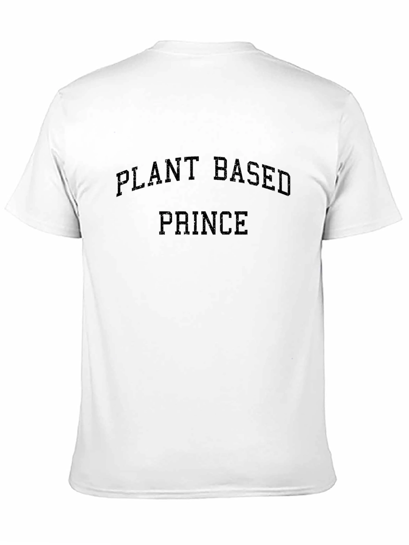 Black Plant Based Prince T-Shirt - Vegan Style view 11