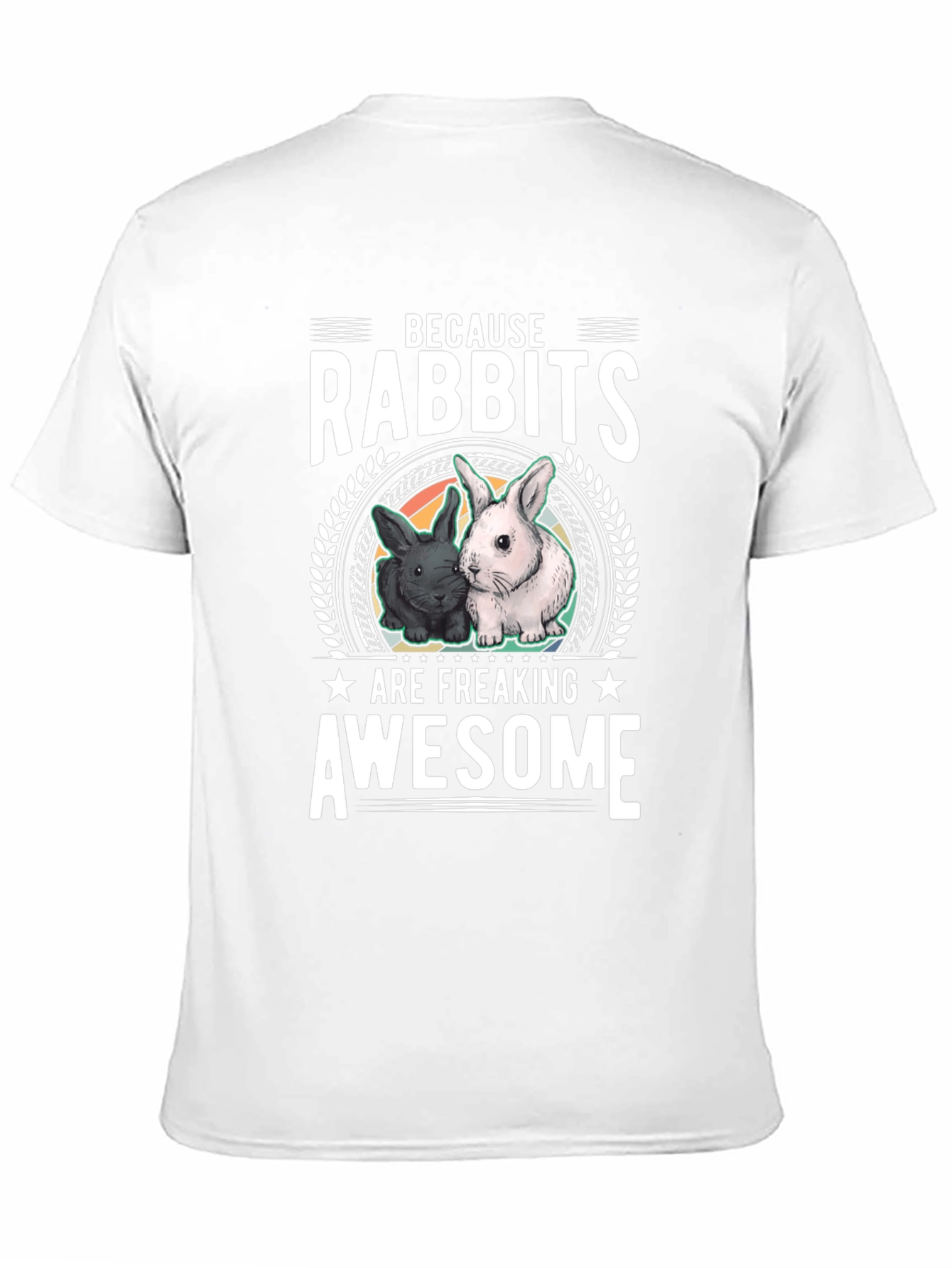 Black Rabbits Are Freaking Awesome T-Shirt view 11