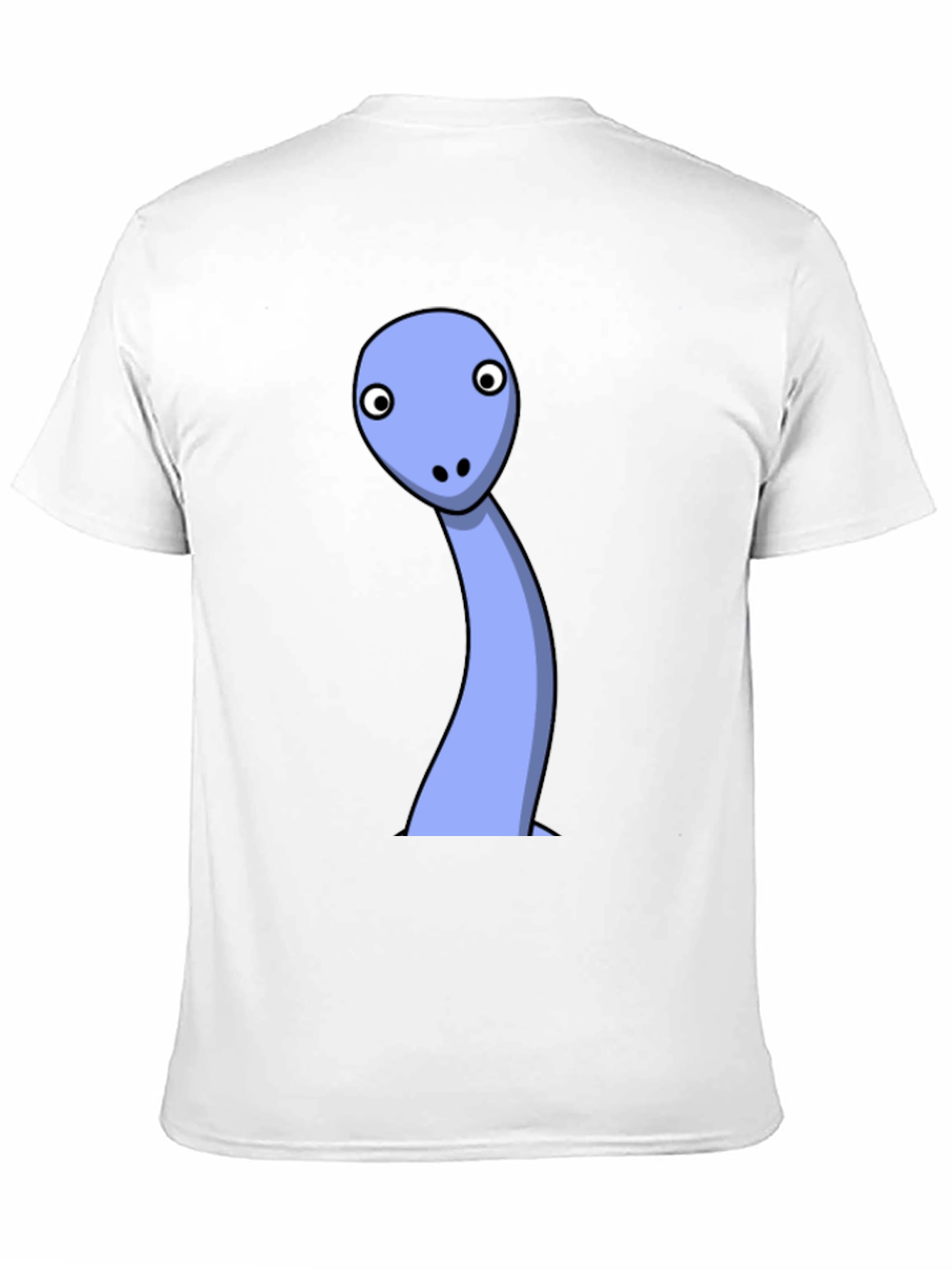 Black Cartoon Dinosaur Black T-Shirt view 11