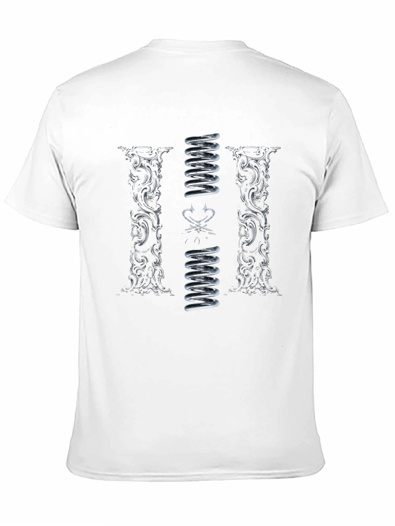 Black Stylish Graphic Print Tee - Black Cotton Blend Casual Wear view 11