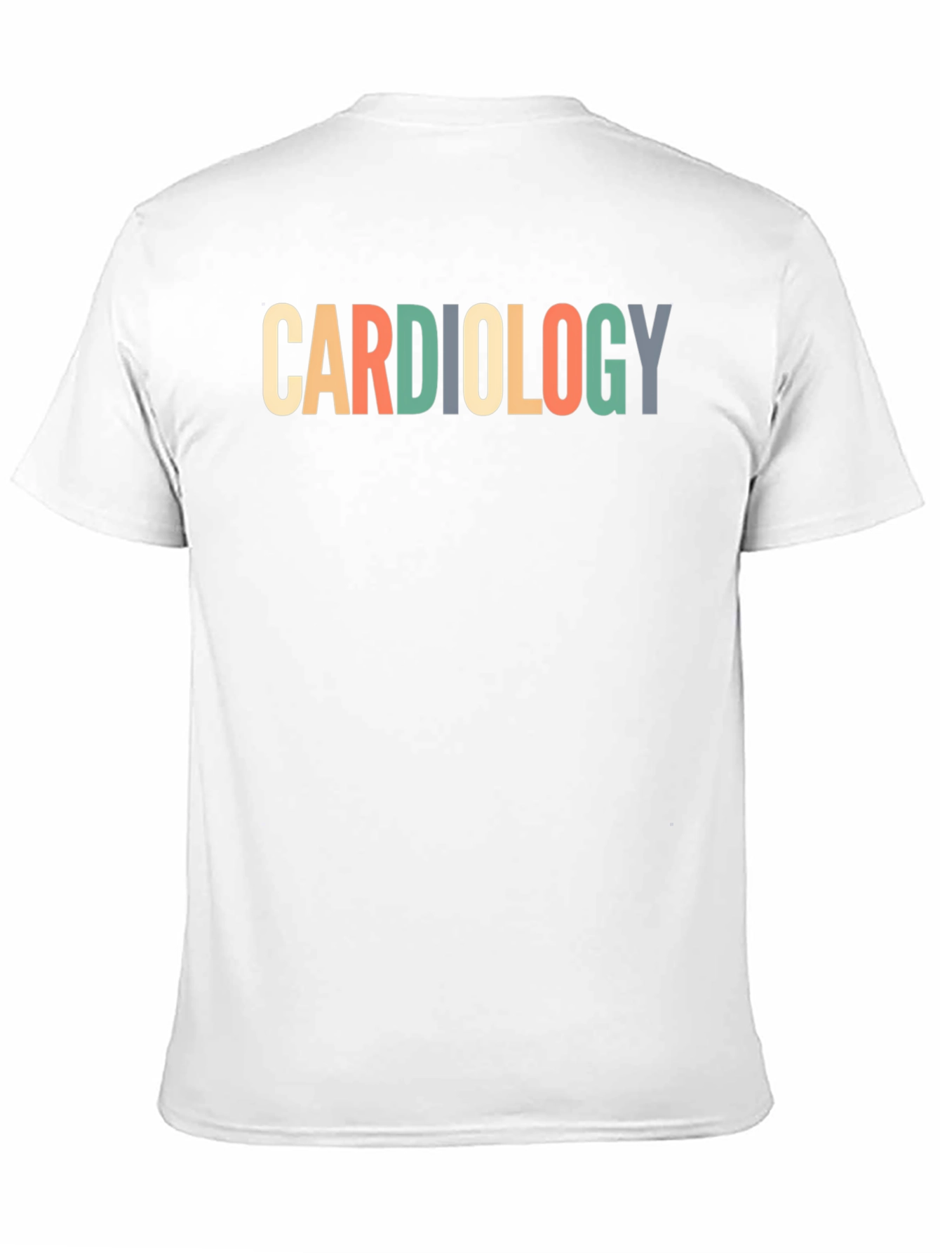 Black Cardiology T-Shirt - Medical Profession Apparel view 11