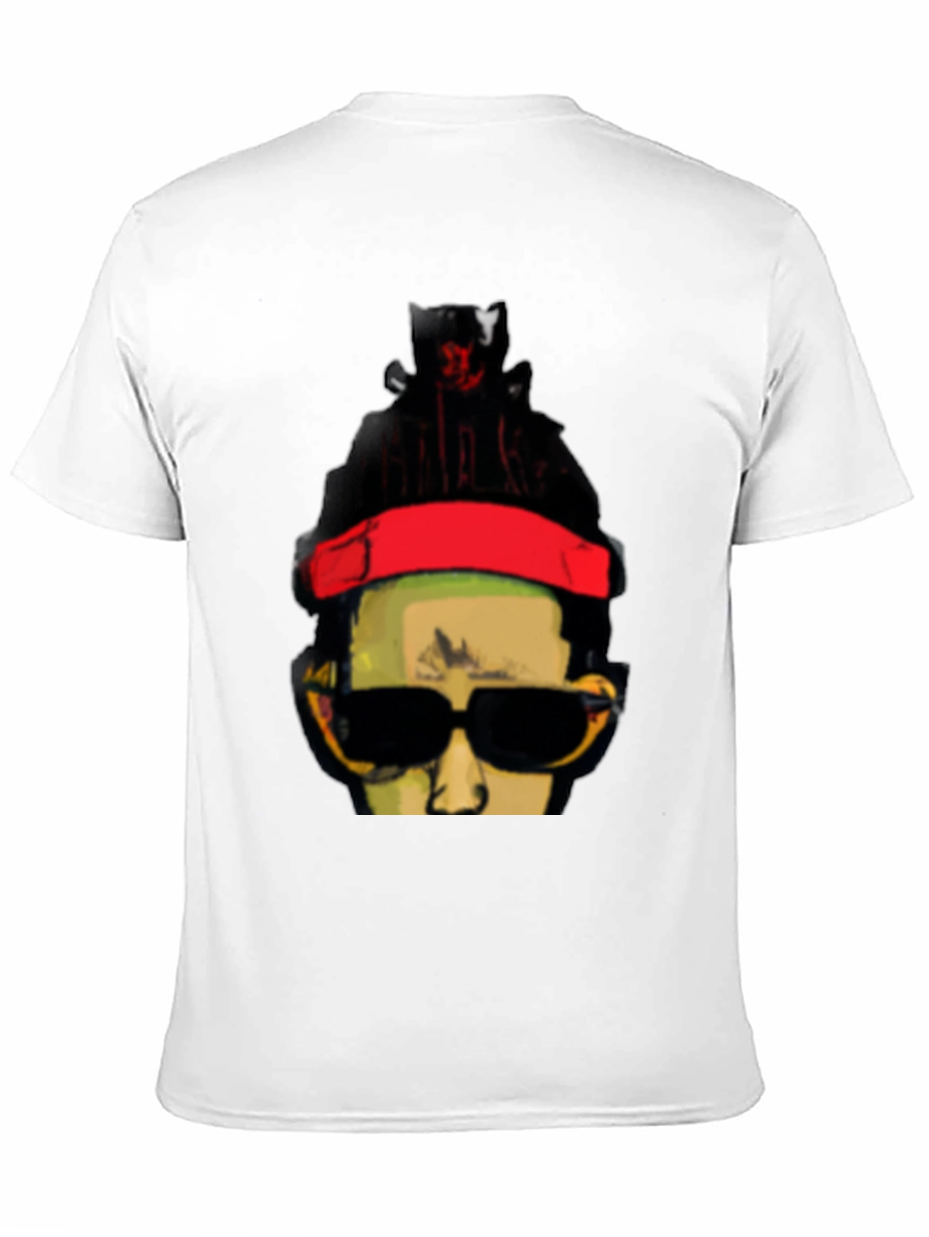 Black Cool Graphic Print Black T-Shirt view 11