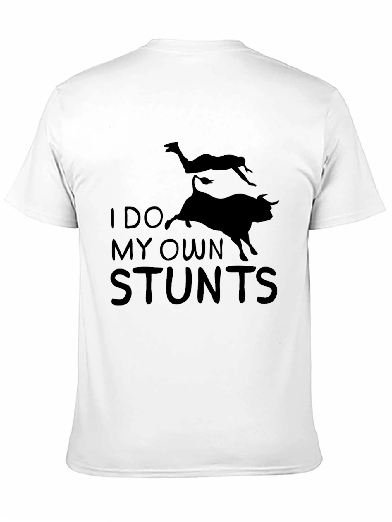 Black I Do My Own Stunts Graphic Tee view 11