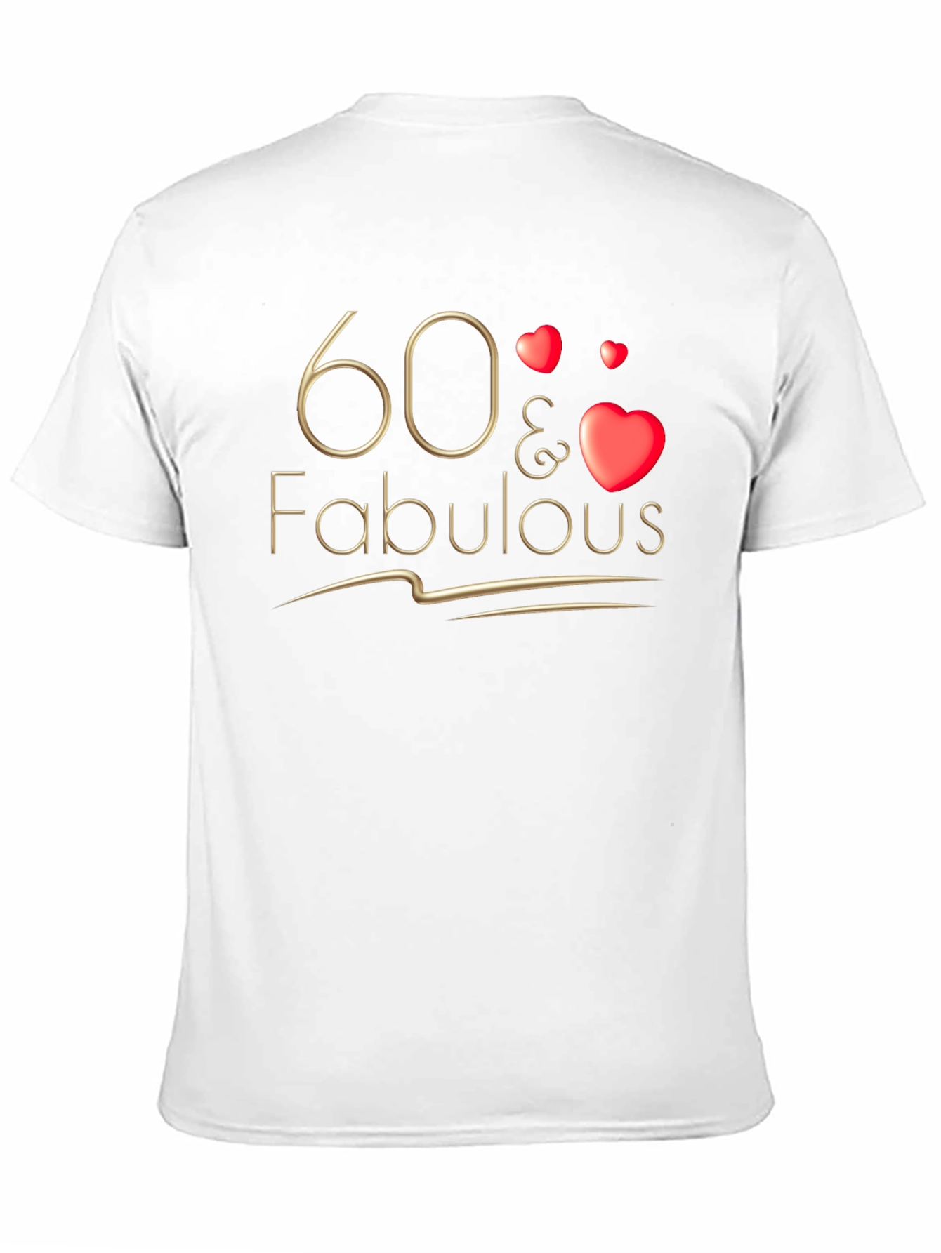 Black 60 & Fabulous T-Shirt view 11