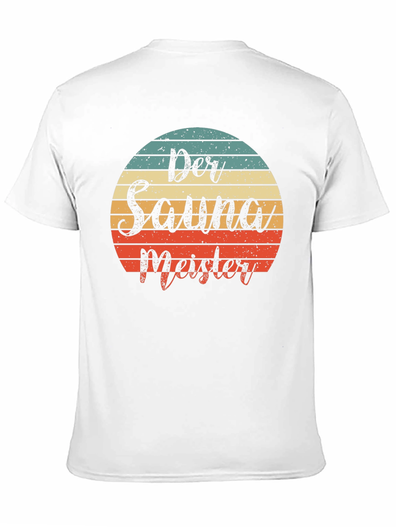 Black Der Sauna Meister Retro T-Shirt view 11