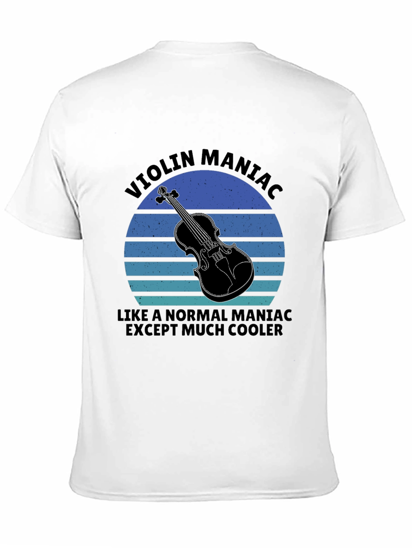 Black Violin Maniac Graphic Tee - Musician T-Shirt view 11