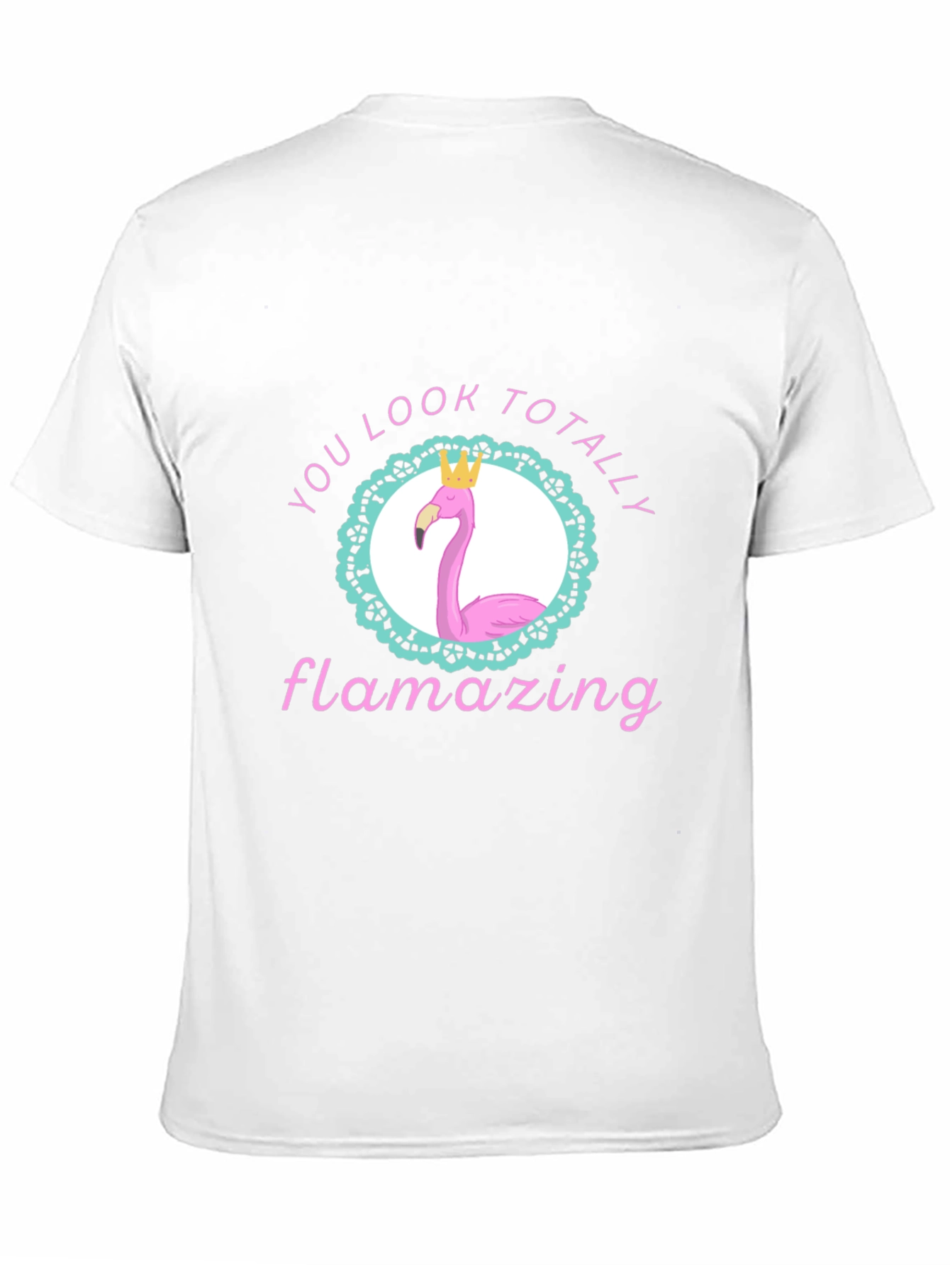 Black Flamazing Flamingo Graphic Tee -  You Look Totally Amazing! view 11
