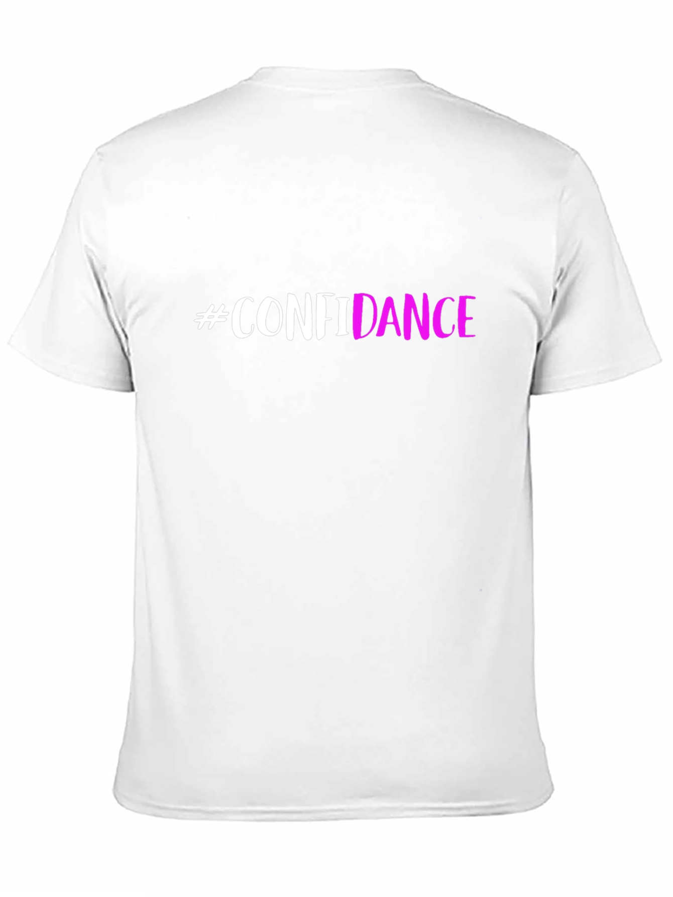 Black #Confidance Black Graphic T-Shirt view 11
