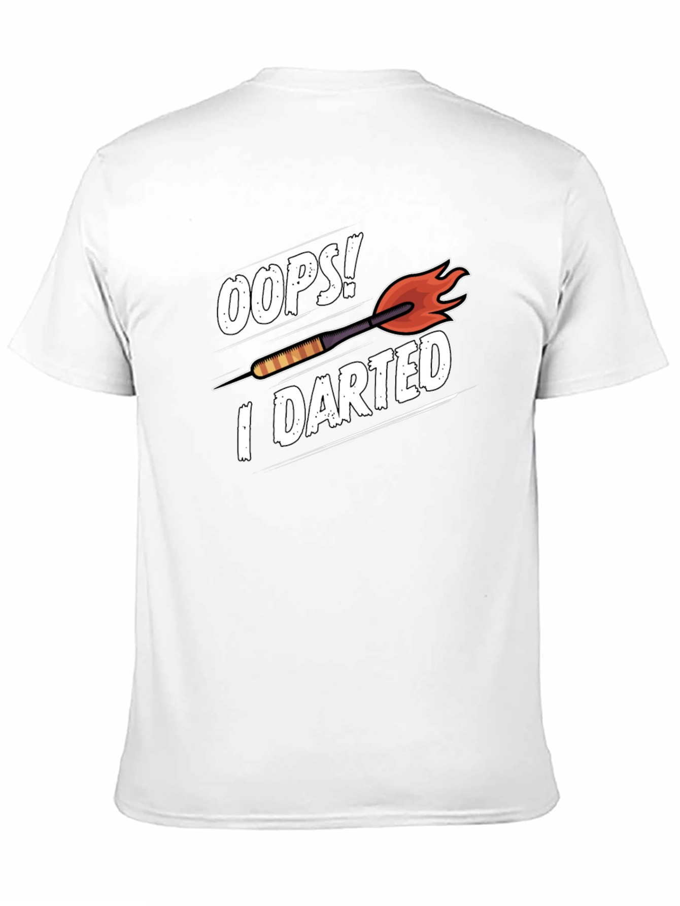 Black Oops! I Darted Funny Dart T-Shirt view 11