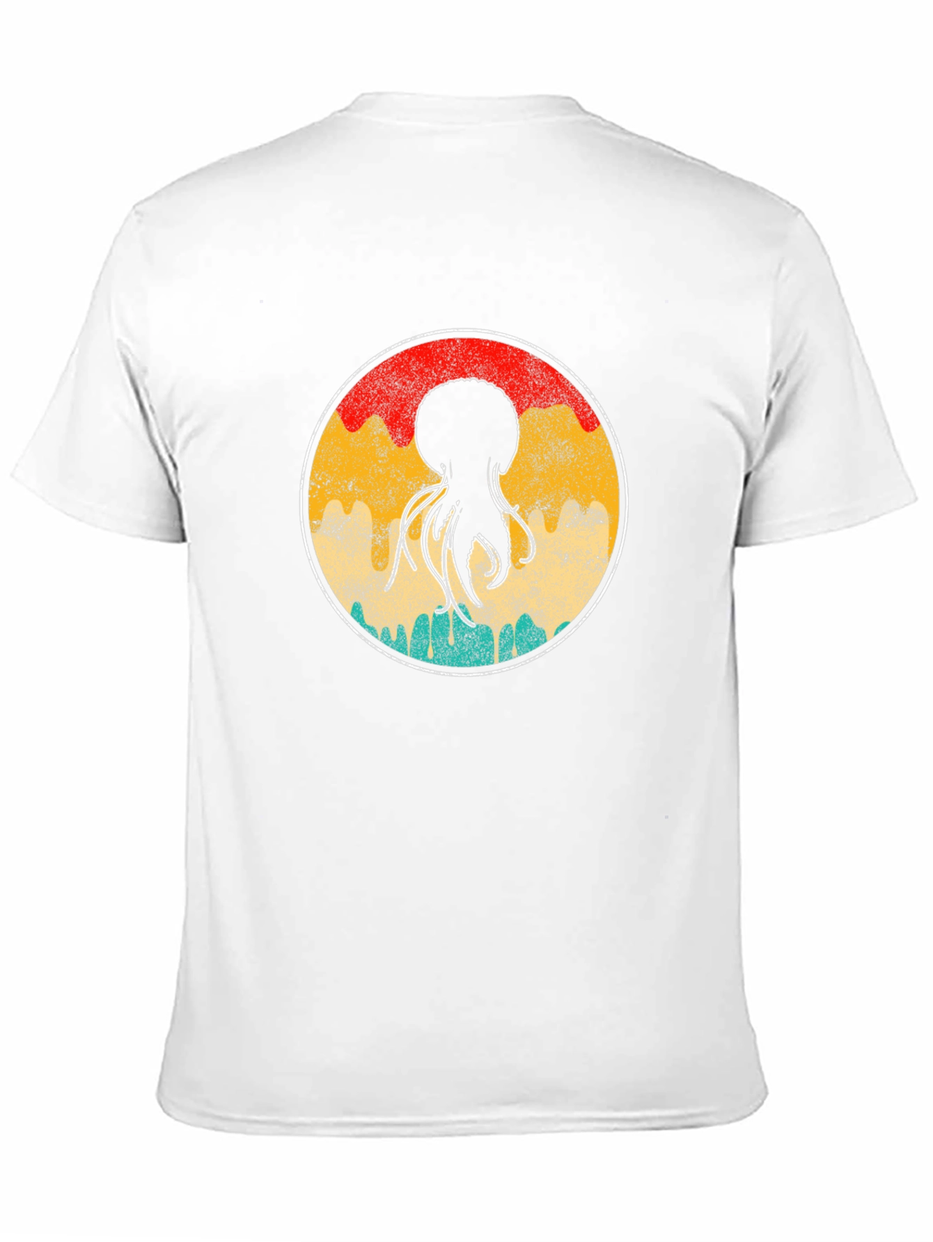 Black Retro Jellyfish Graphic T-Shirt view 11