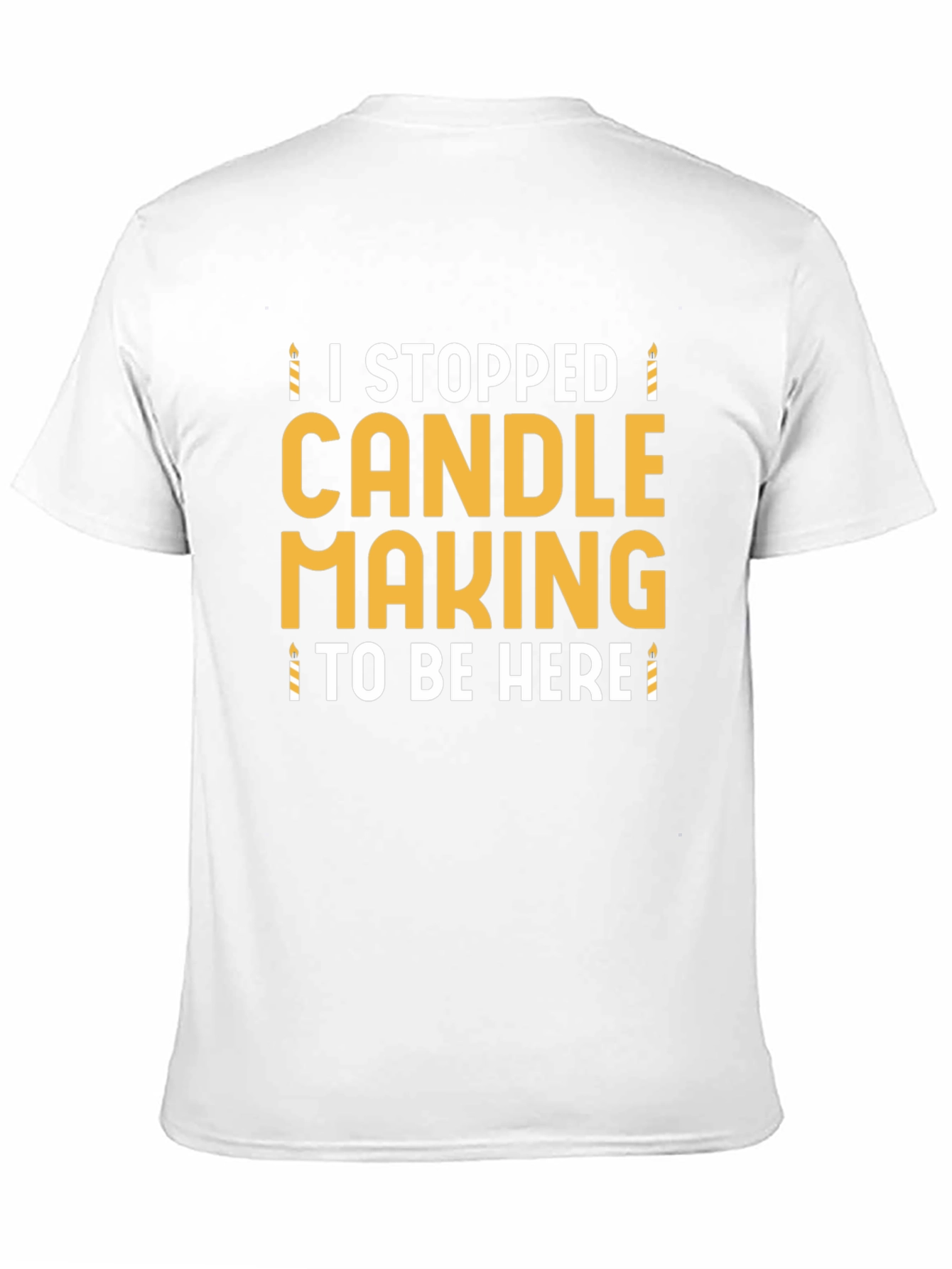Black Candle Making Funny Graphic T-Shirt view 11