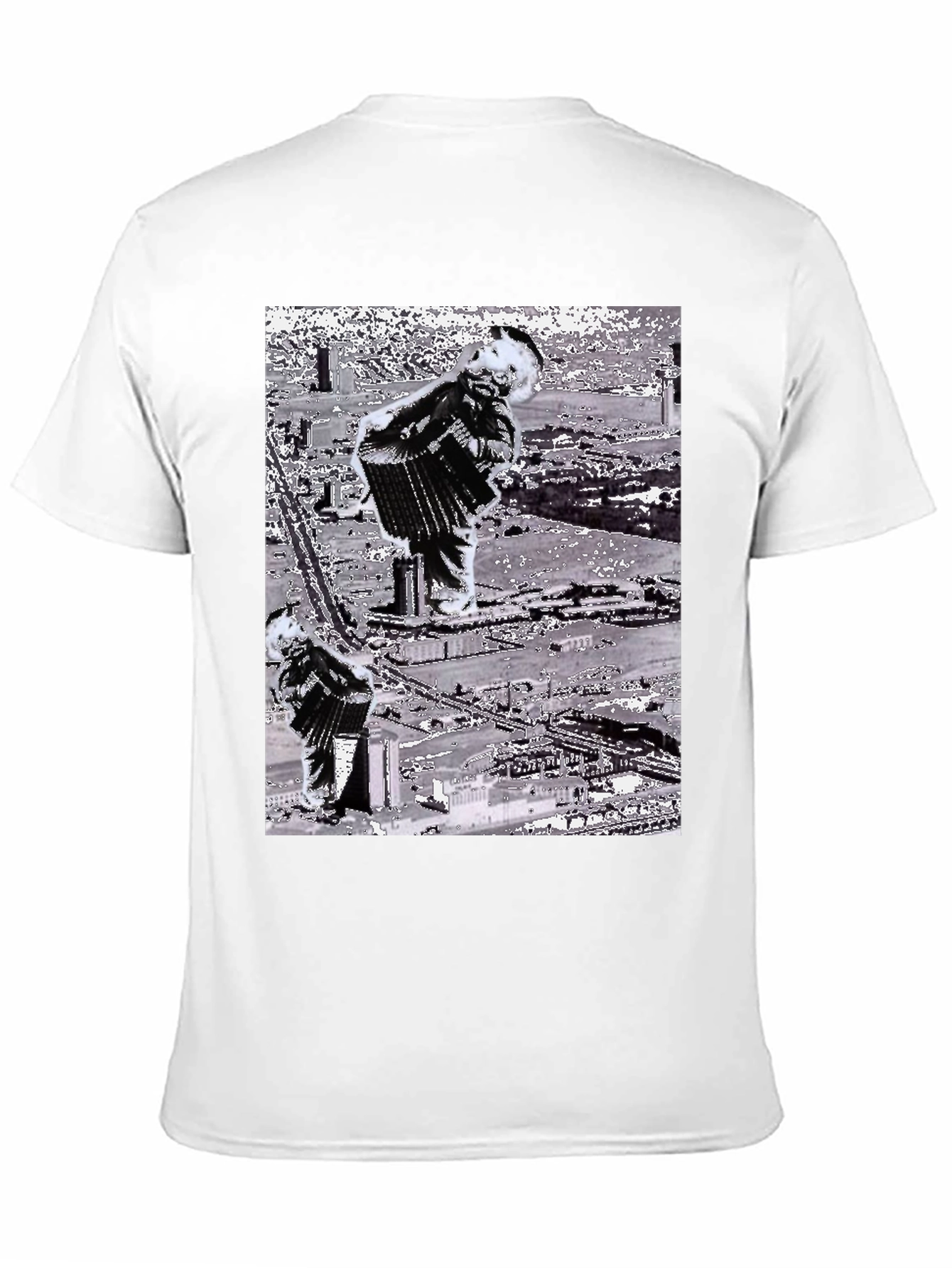 Black Accordion Player Graphic T-Shirt view 11