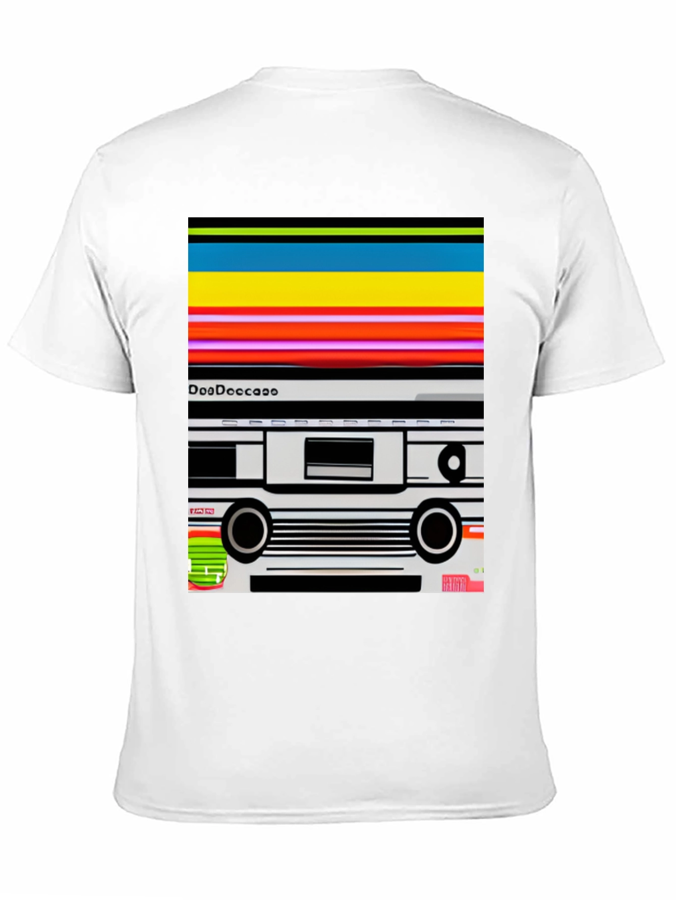 Black Retro Cassette Tape Graphic Tee - Black view 11