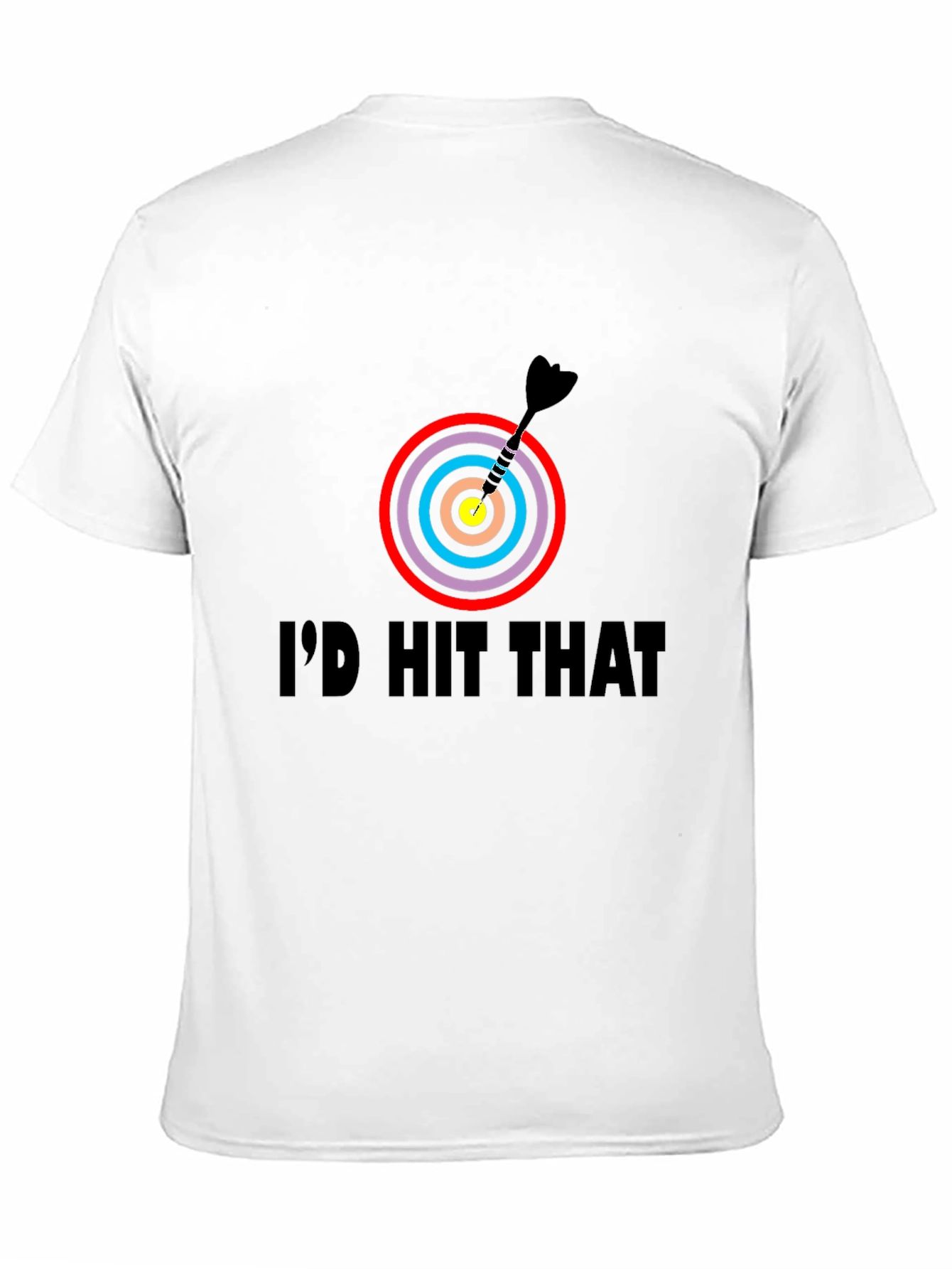 Black I'd Hit That Dartboard Graphic Tee view 11