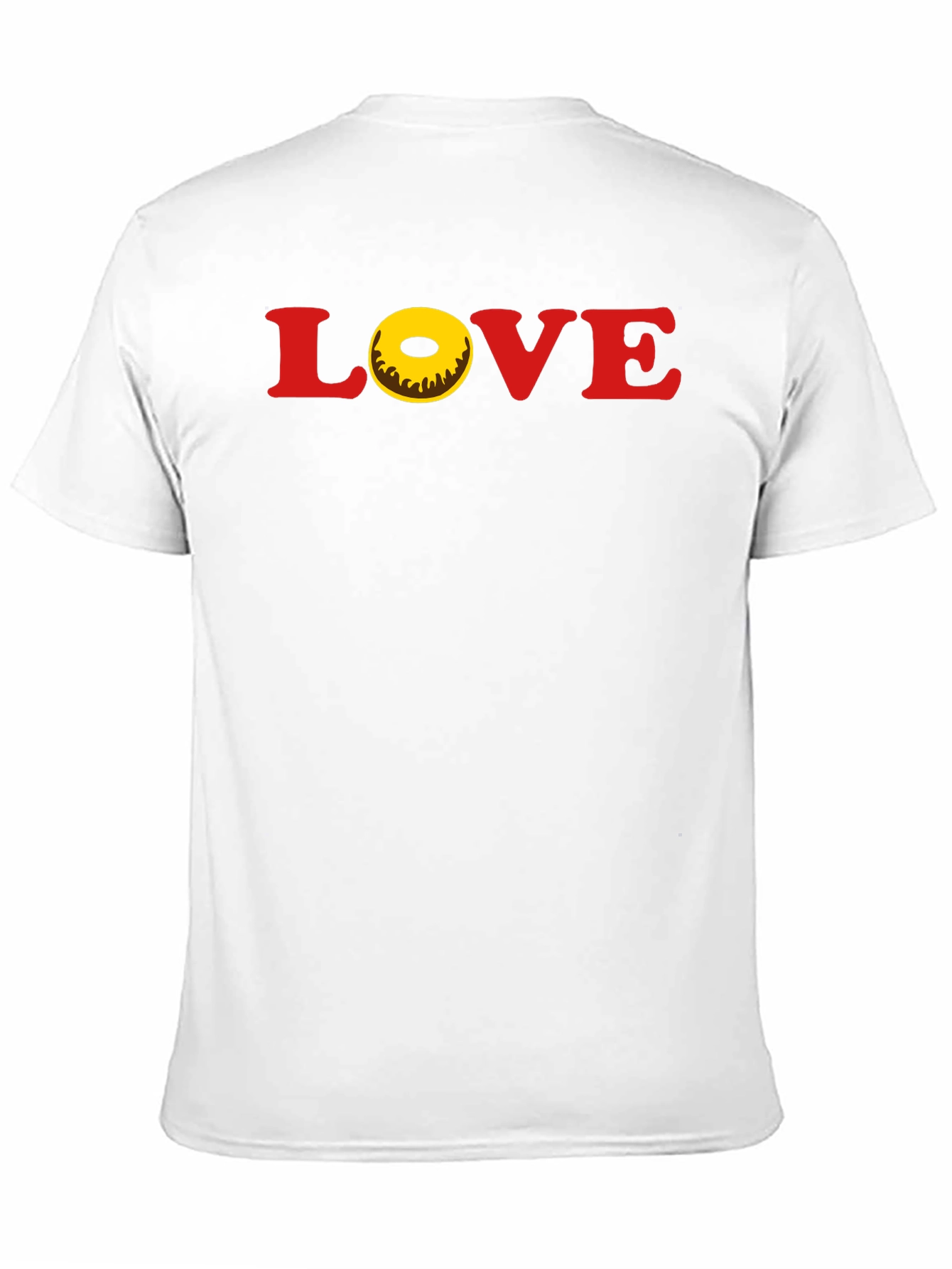 Black Love Donut T-Shirt - Casual Graphic Tee view 11