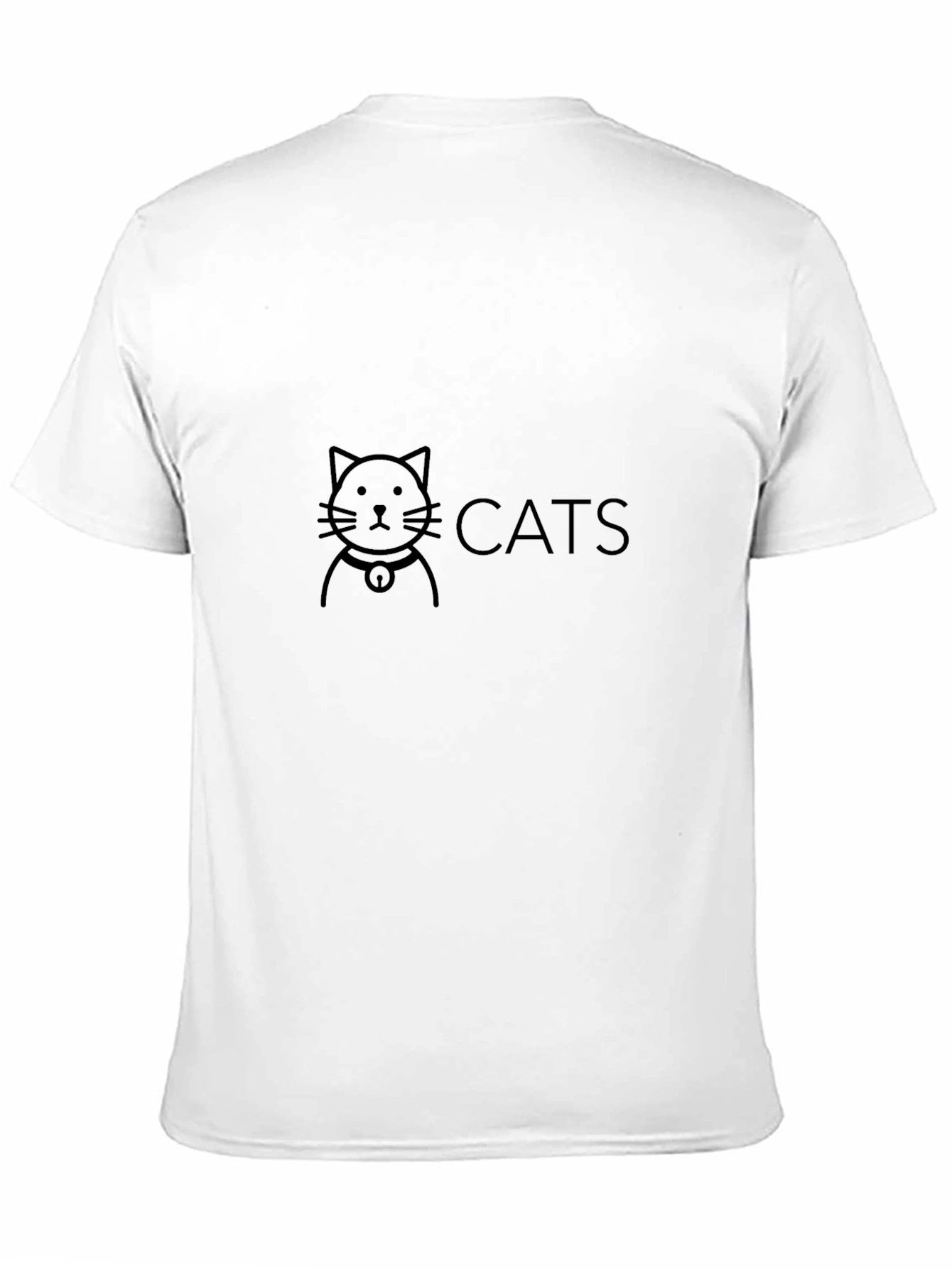 Black Cats Graphic T-Shirt - Black Cotton Tee view 11