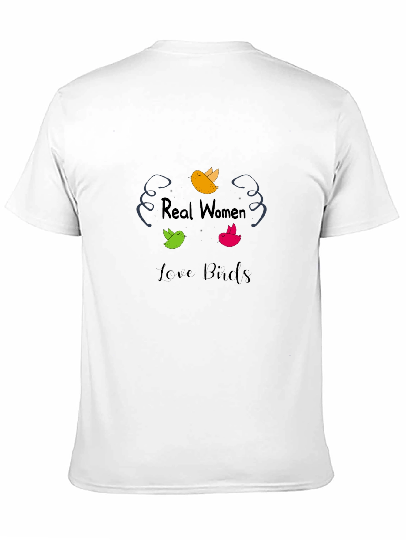 Black Real Women Love Birds Graphic T-Shirt view 11