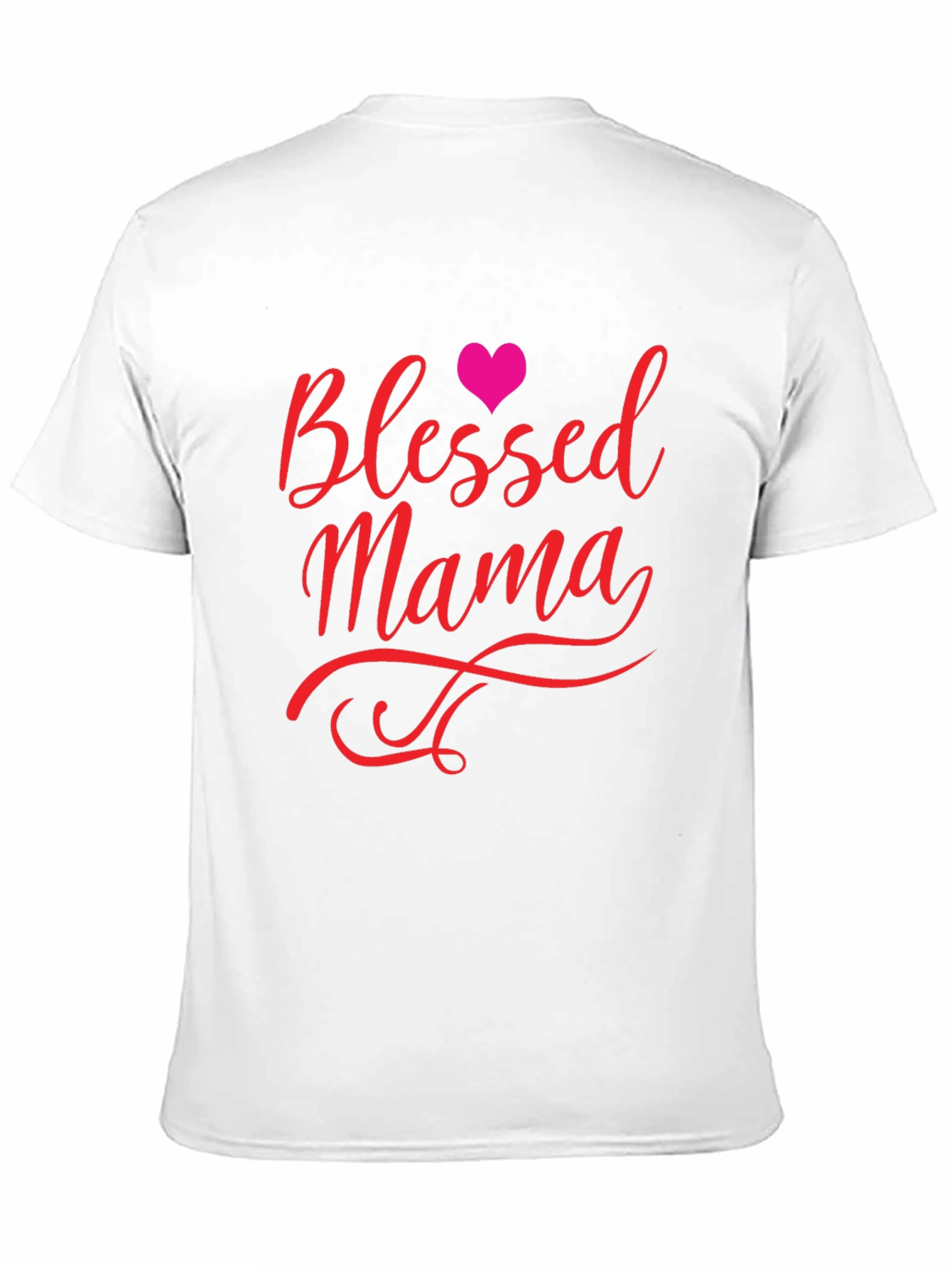 Black Blessed Mama Black T-Shirt view 11