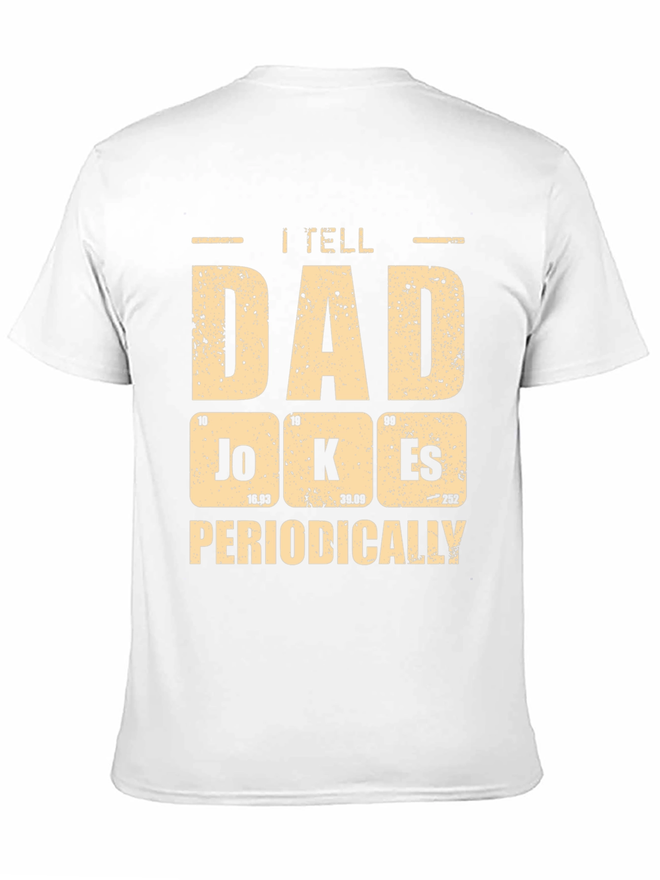 Black Dad Jokes Periodically T-Shirt view 11