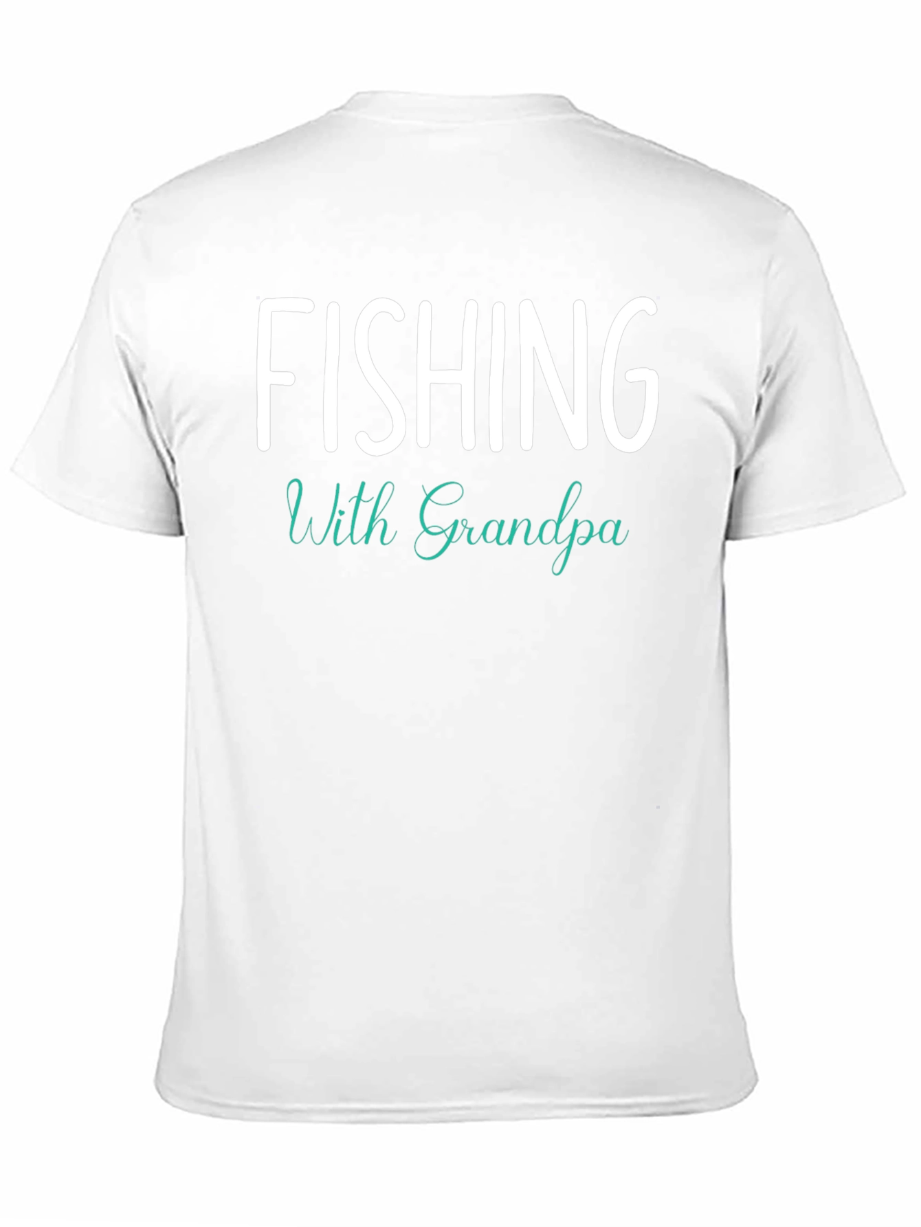 Black Fishing With Grandpa Graphic Tee - Black Cotton view 11