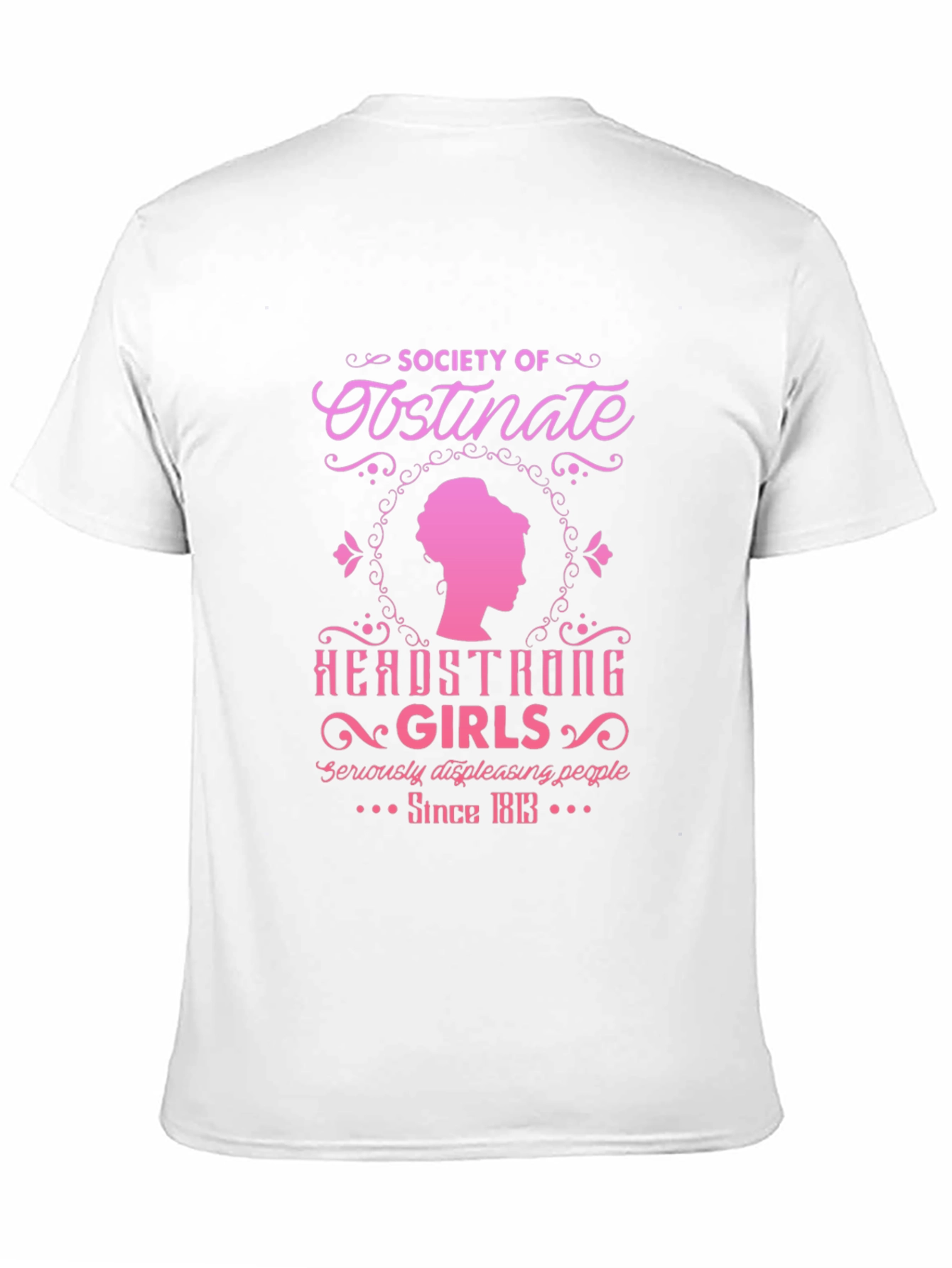 Black Obstinate Headstrong Girls T-Shirt view 11