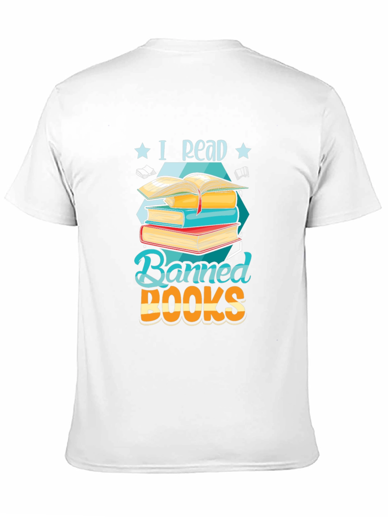 Black I Read Banned Books Graphic T-Shirt - Book Lover Tee view 11
