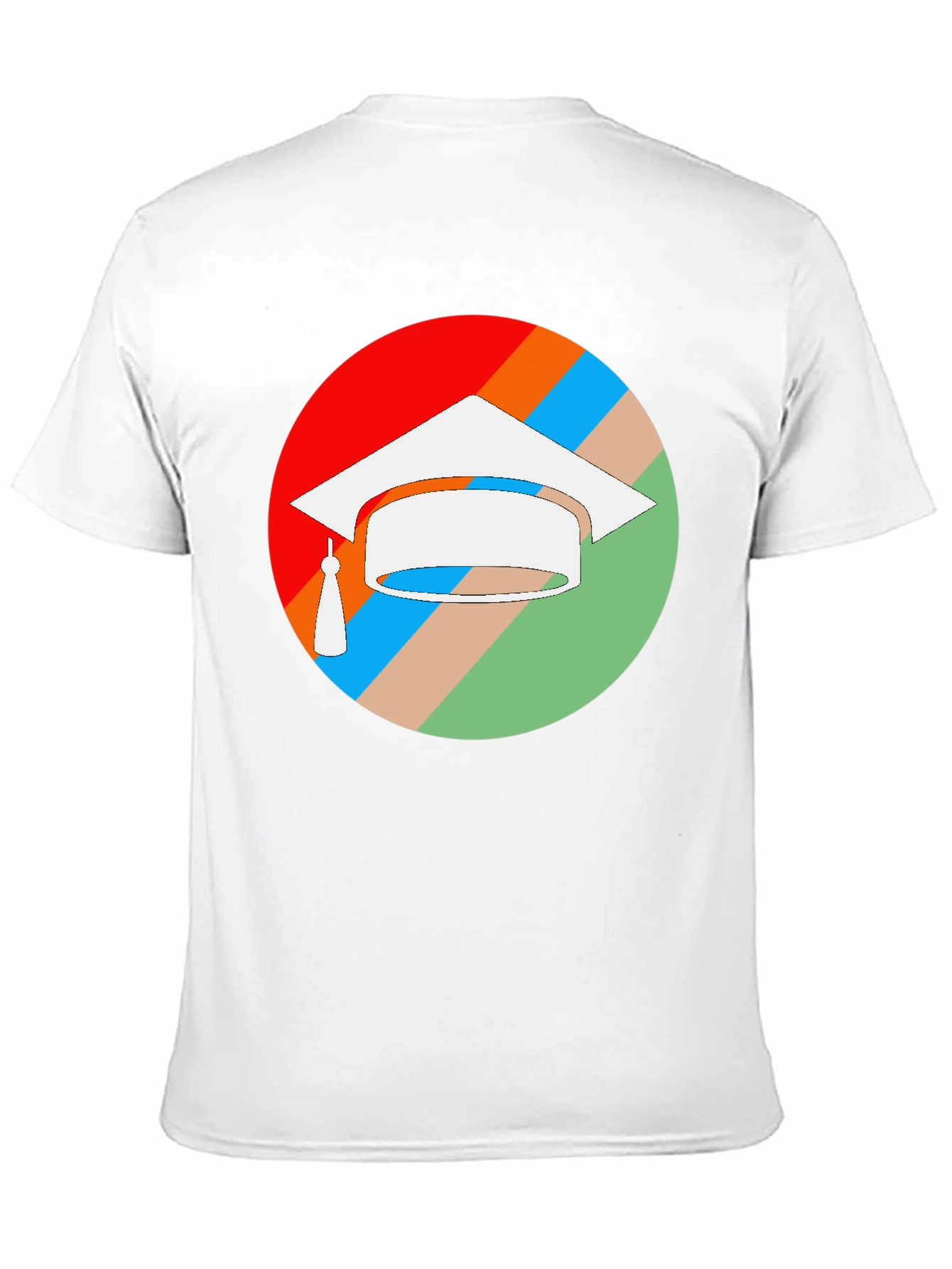 Black Graduation Cap T-Shirt - Colorful Celebration view 11