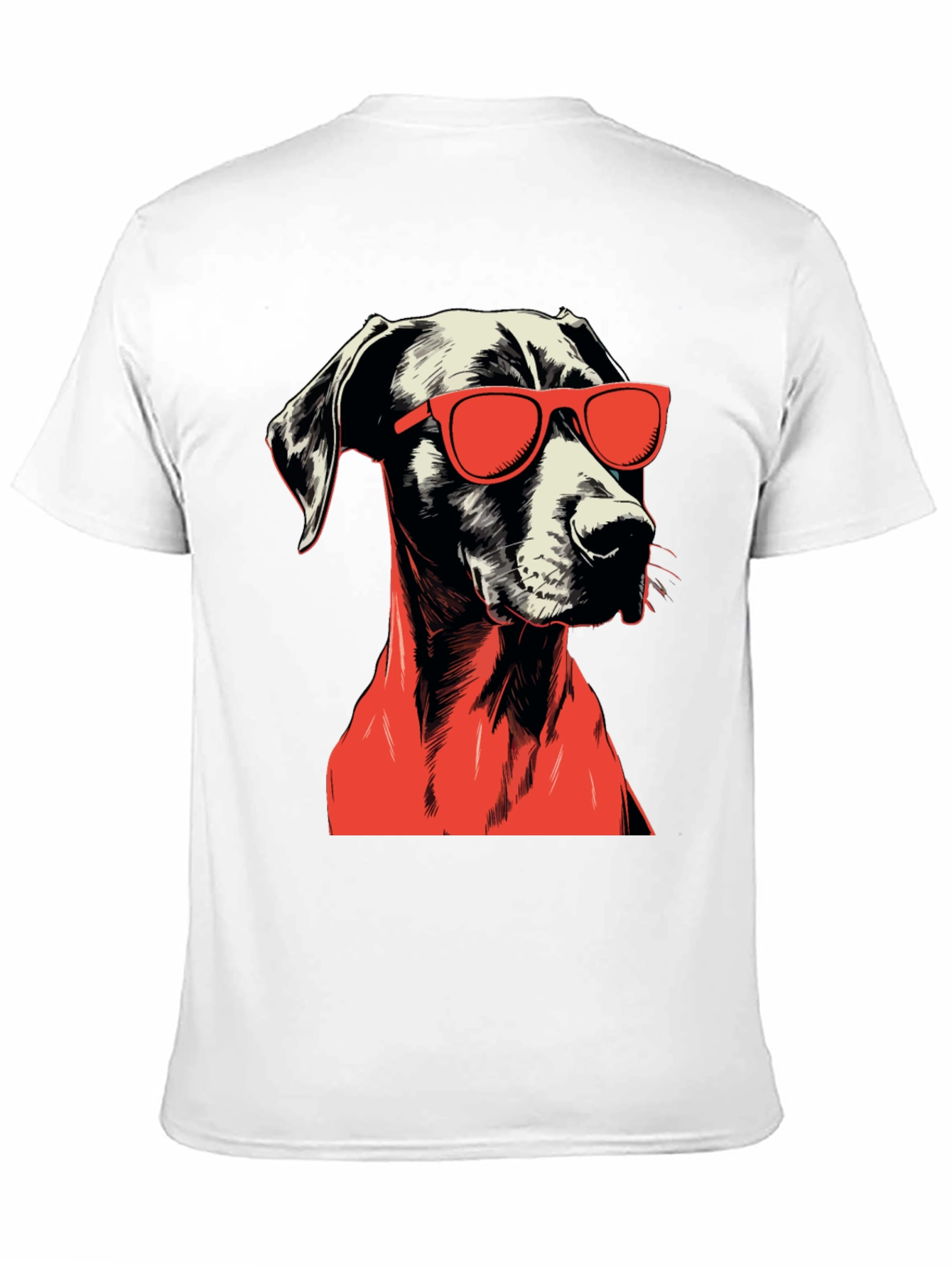 Black Cool Dog Graphic Tee - Black view 11