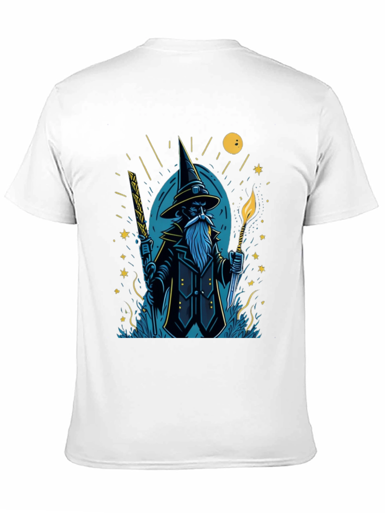 Black Wizard Graphic Tee - Magical Style view 11