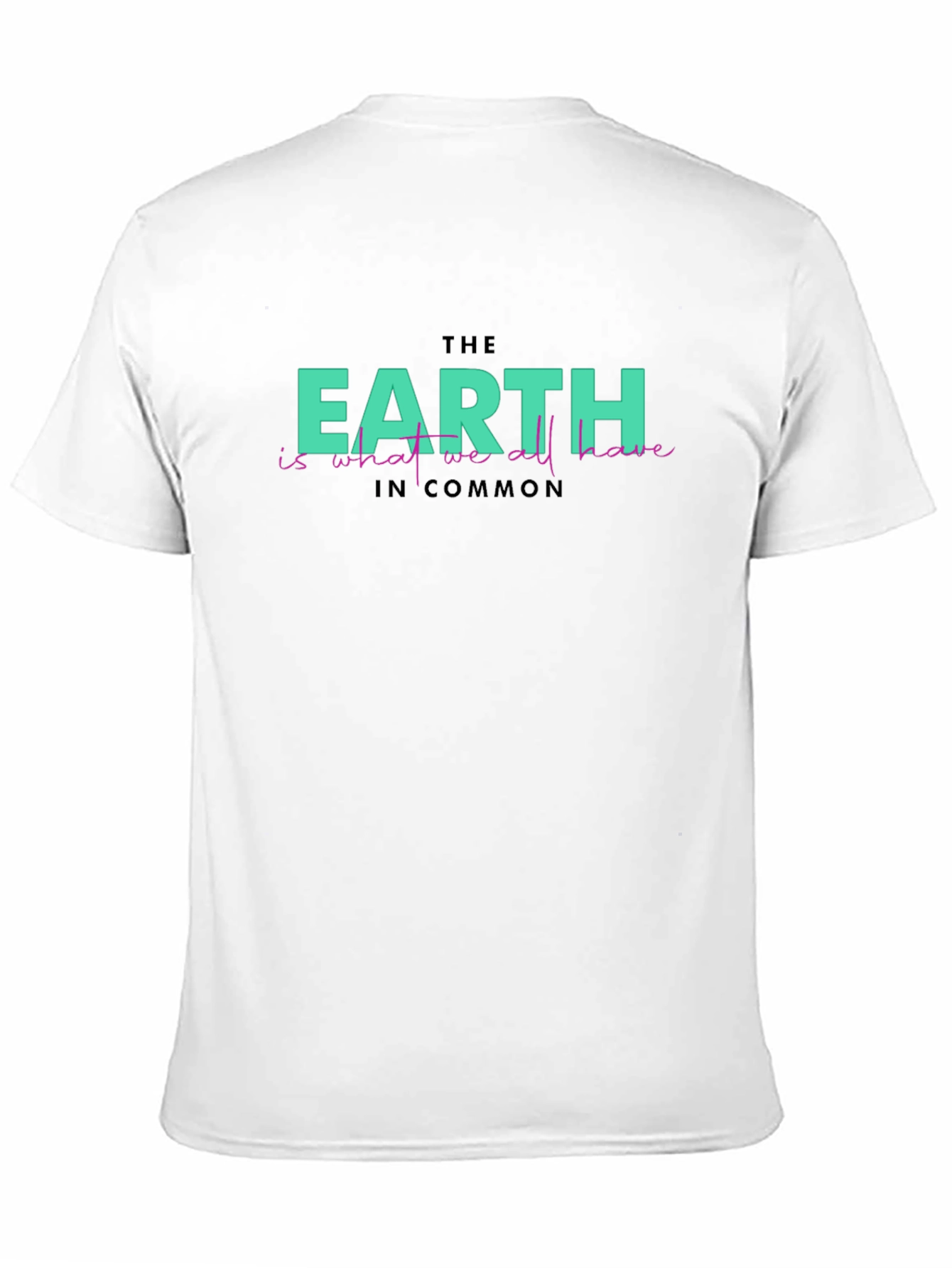 Black Earth Commonality Graphic Tee - Eco-Friendly Statement Shirt view 11