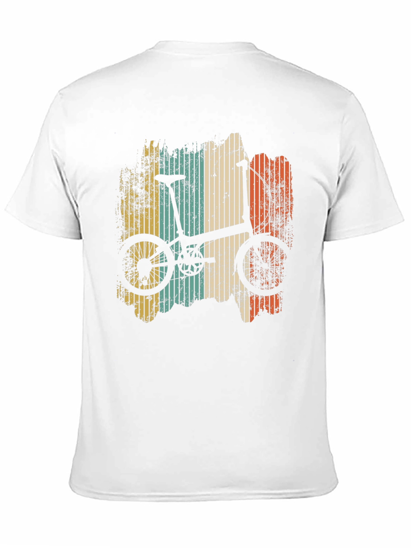 Black Vintage Bicycle Graphic Tee - Black T-Shirt view 11