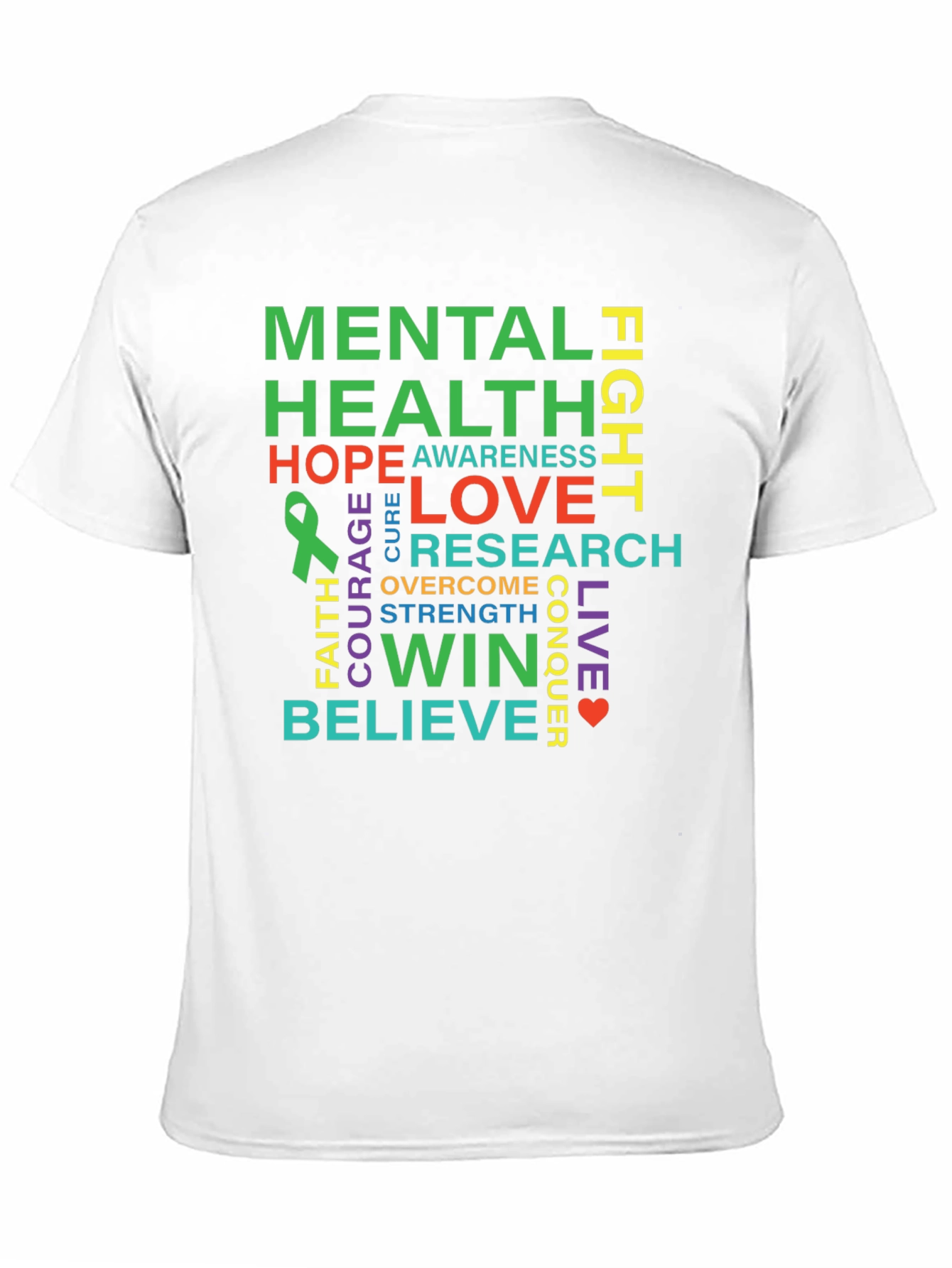 Black Mental Health Awareness T-Shirt view 11