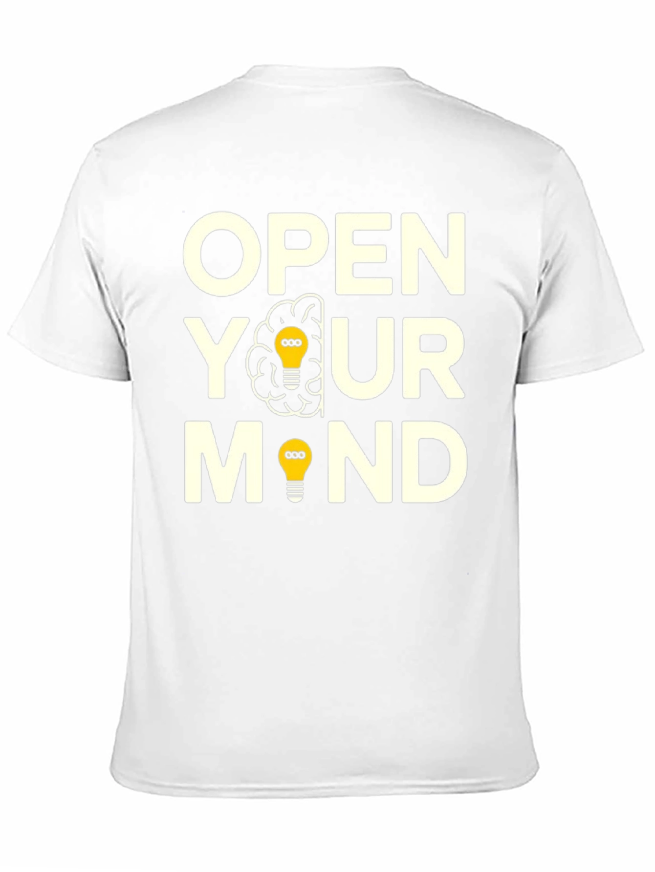 Black Open Your Mind Graphic T-Shirt - Creative Thinking Tee view 11