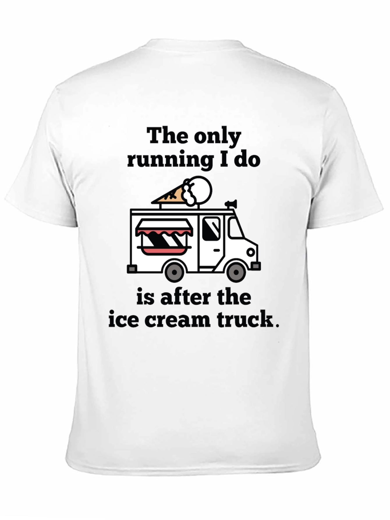 Black Ice Cream Truck T-Shirt view 11