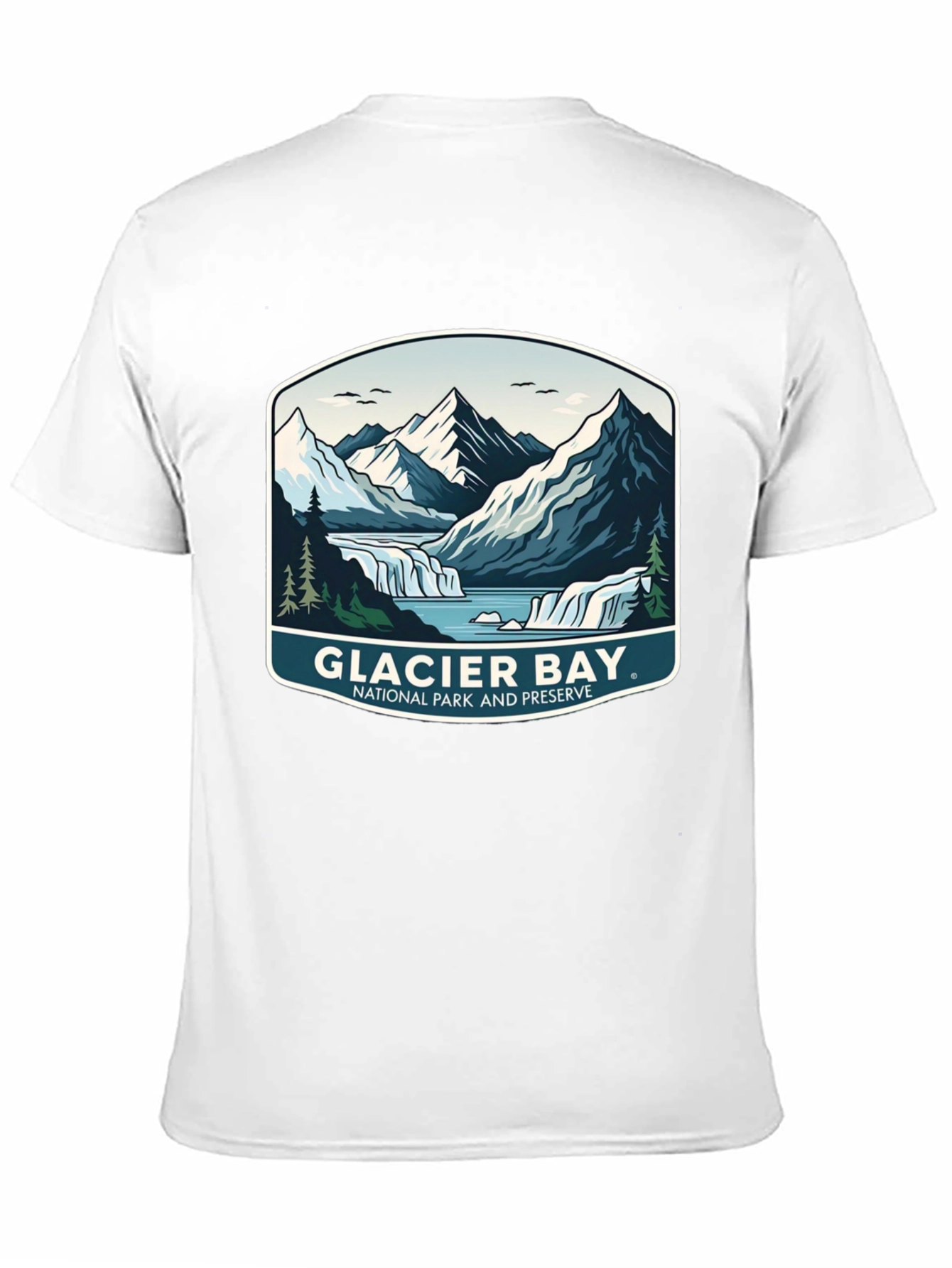 Black Glacier Bay National Park T-Shirt view 11