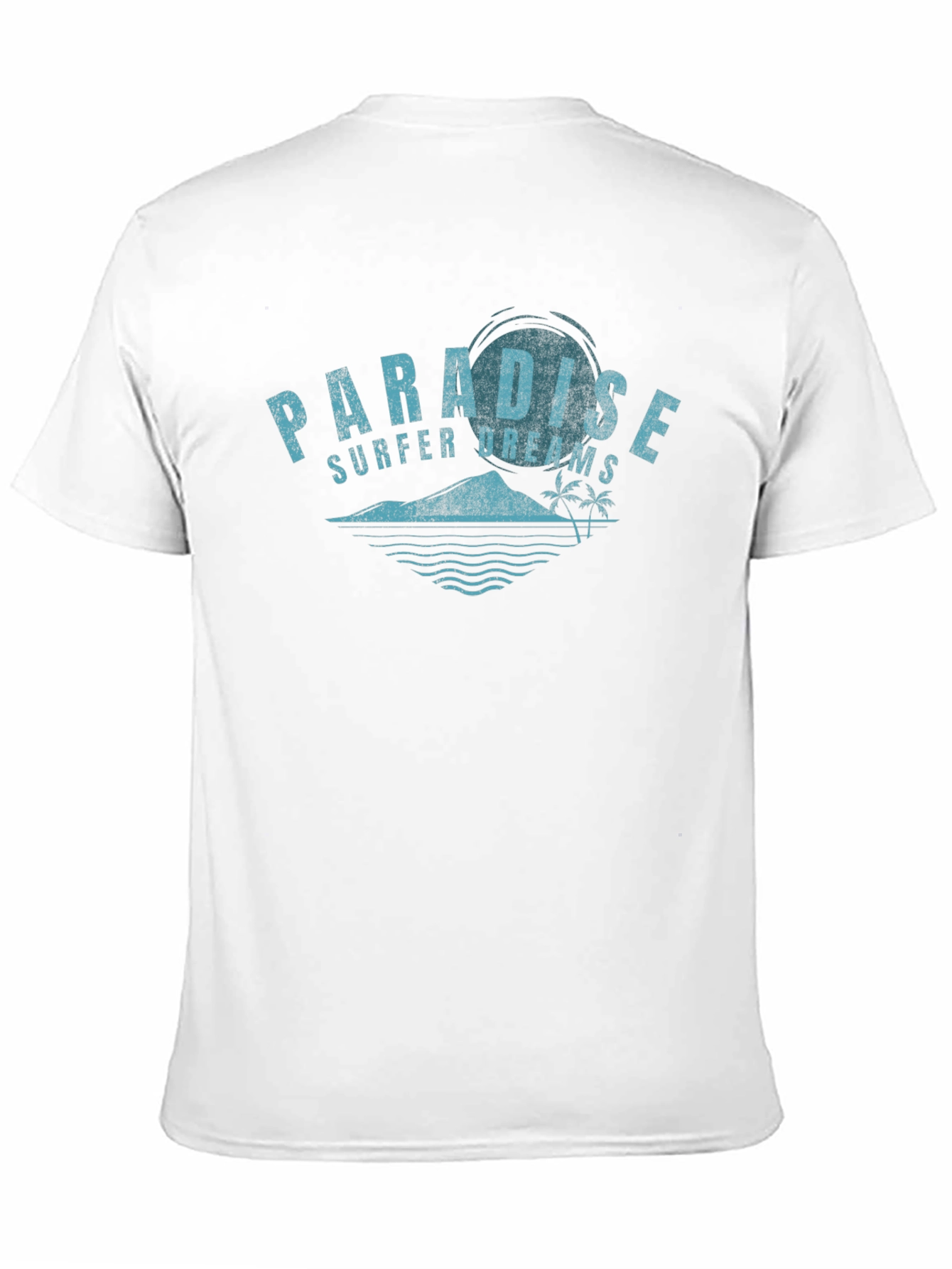 Black Paradise Surfer Dreams Graphic Tee - Black view 11