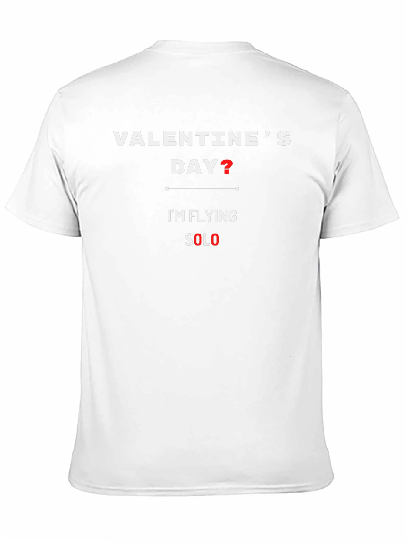 Black Valentine's Day? Flying Solo Graphic Tee view 11