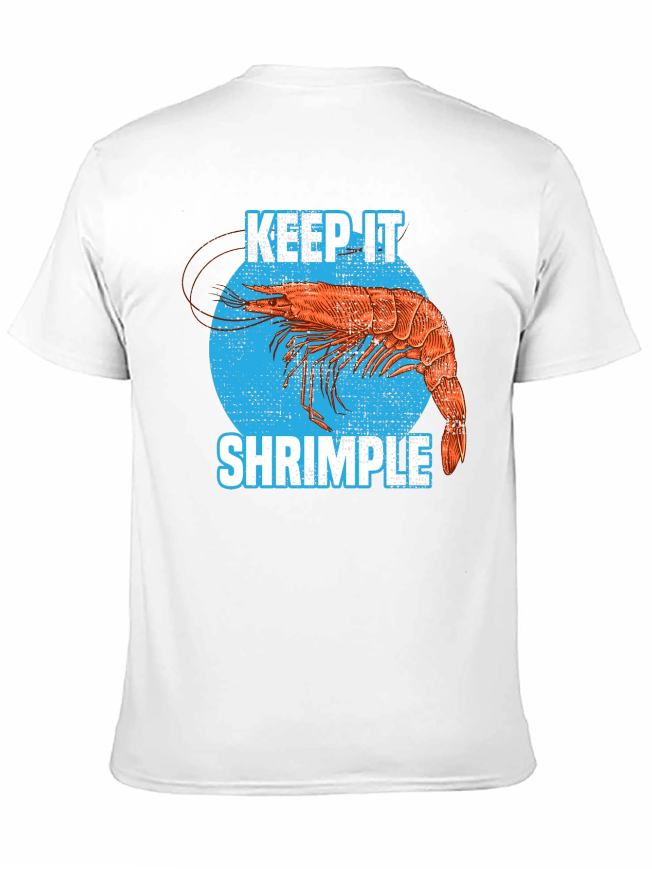 Black Keep it Shrimple T-Shirt Funny Shrimp Lover Tee view 11
