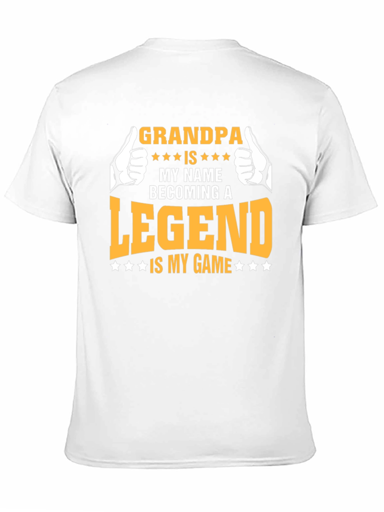 Black Grandpa Legend T-Shirt: Cool Gift for Grandfathers view 11
