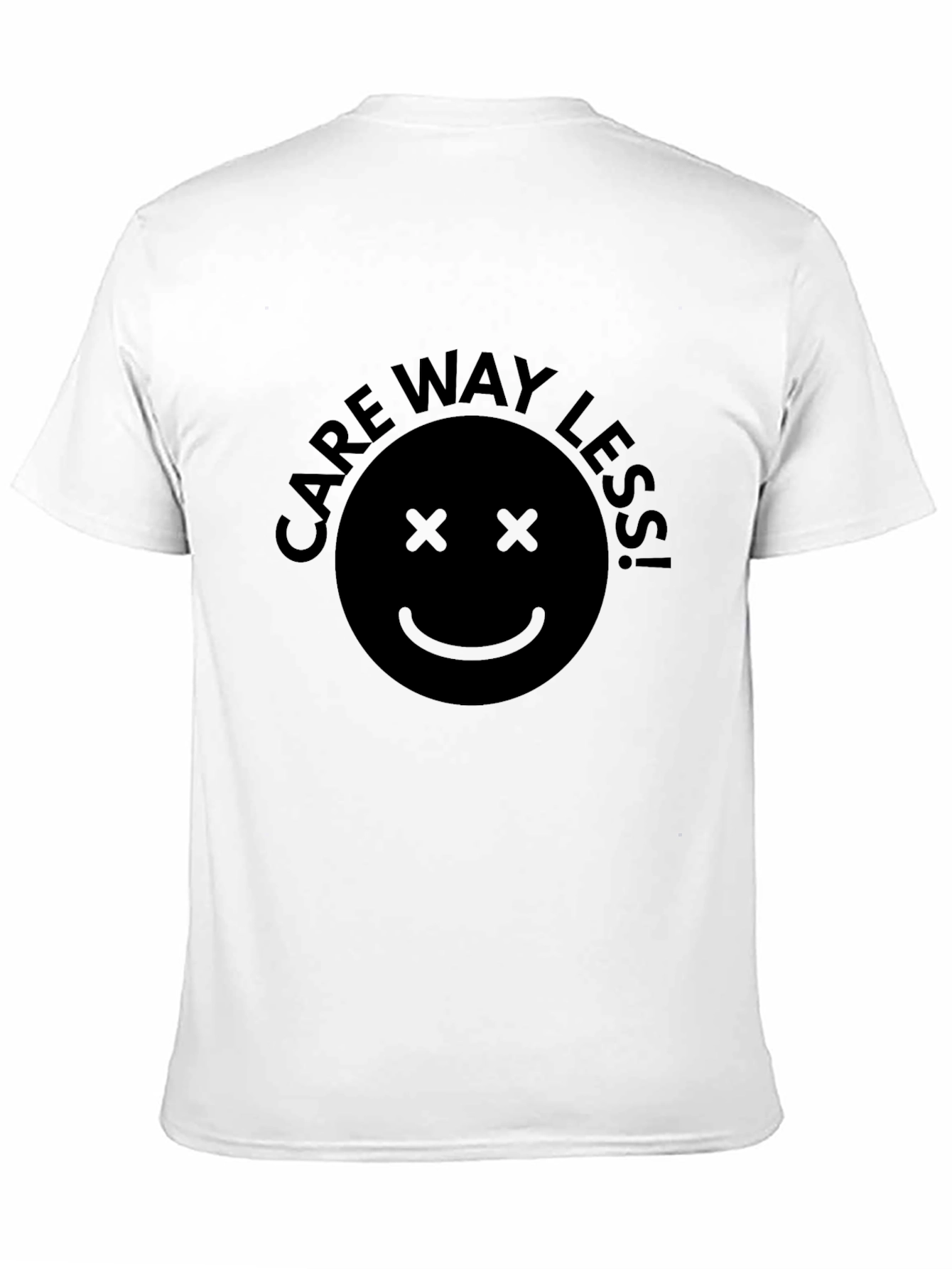 Black Care Way Less Graphic Tee - Black Unisex view 11