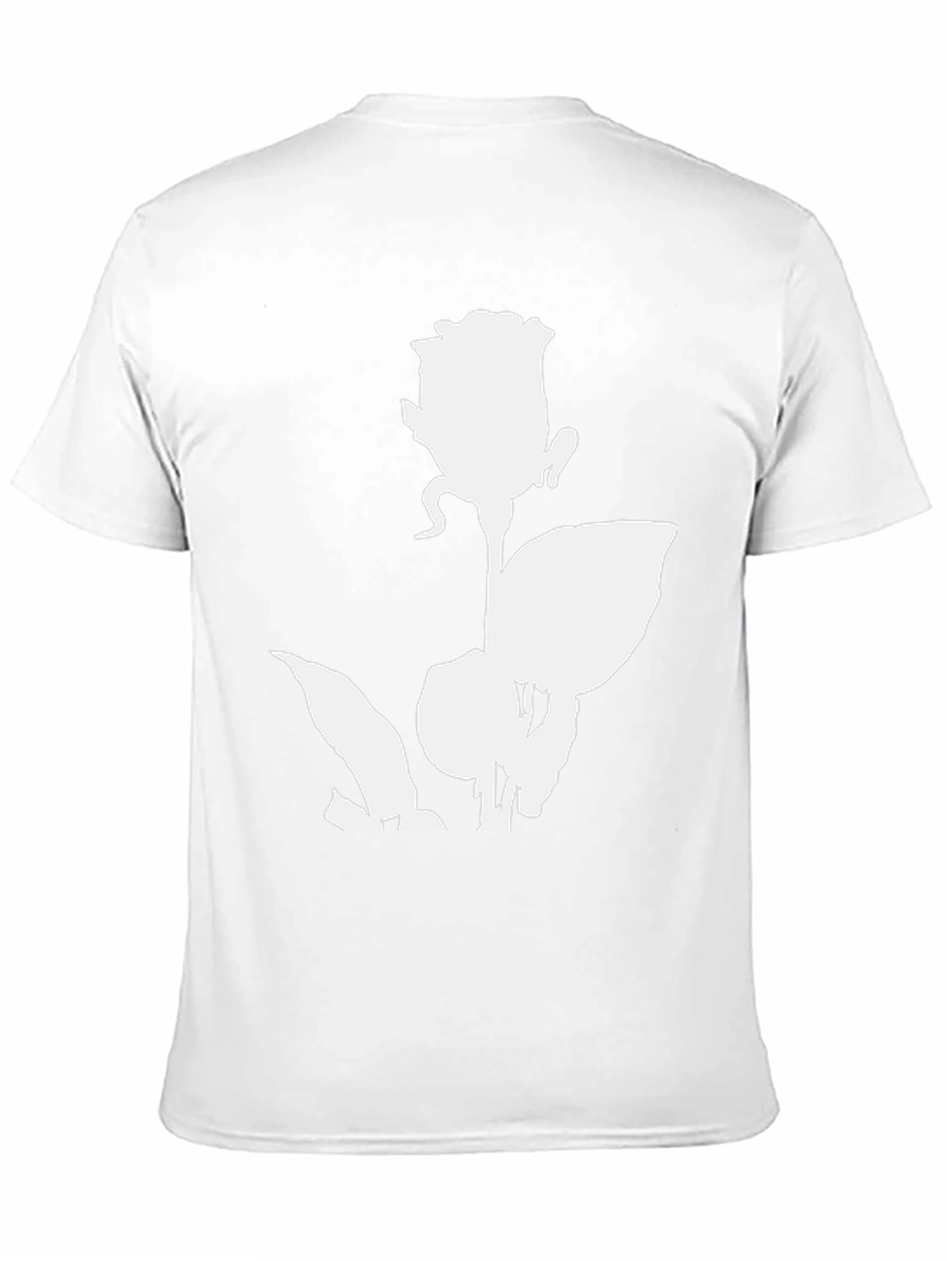 Black Rose Graphic Print Black T-Shirt view 11