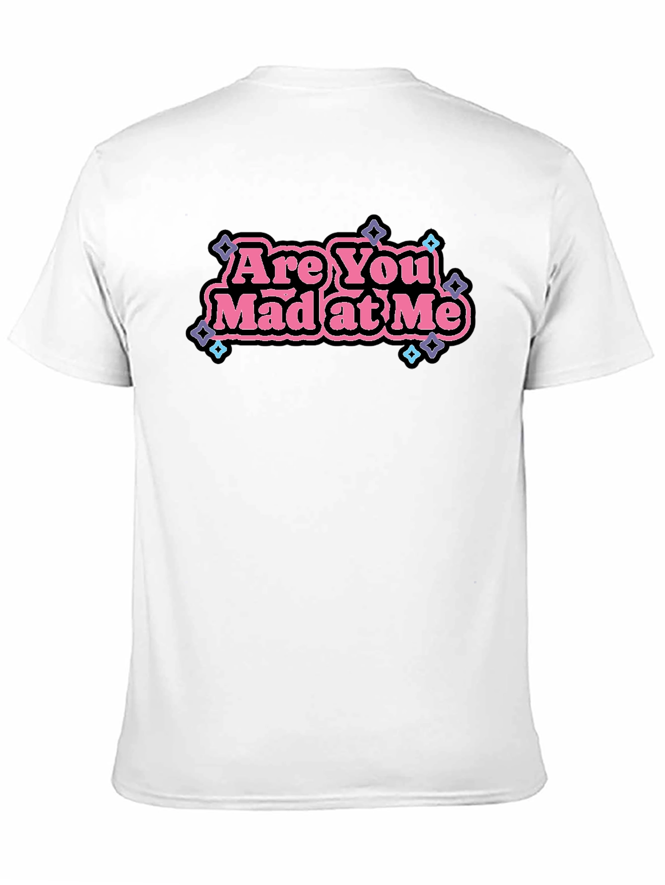 Black Are You Mad At Me Graphic Tee view 11