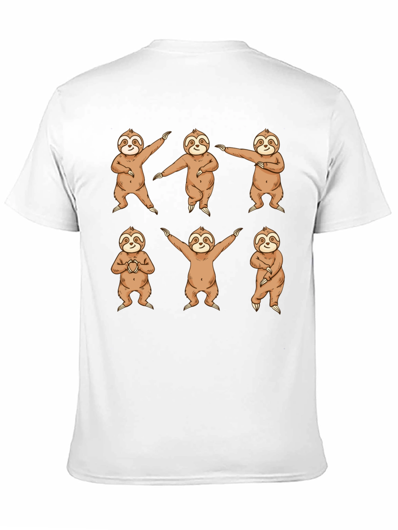 Black Dancing Sloth Graphic Tee - Fun & Comfy view 11