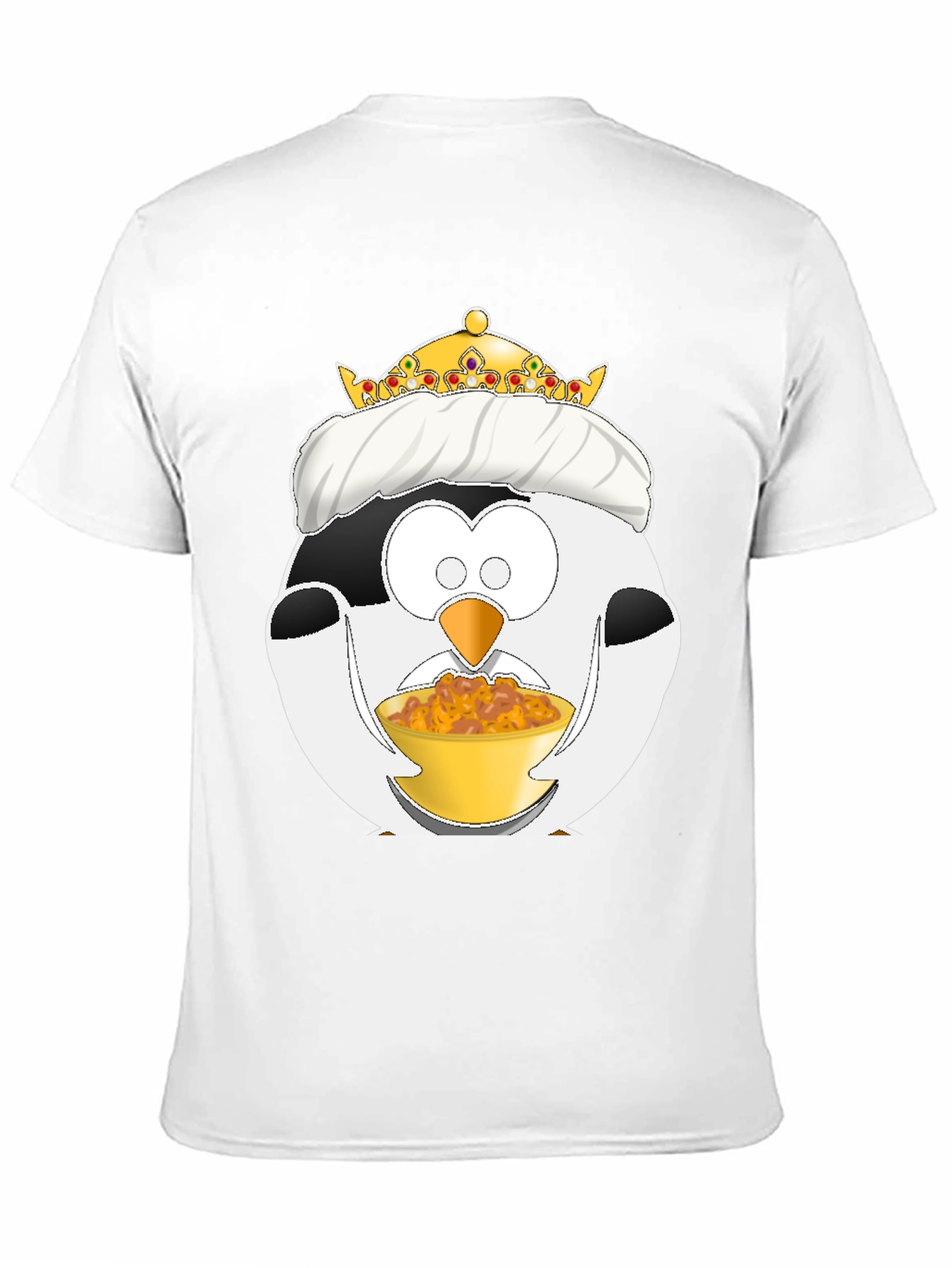 Funny Penguin King Graphic T-Shirt - 11