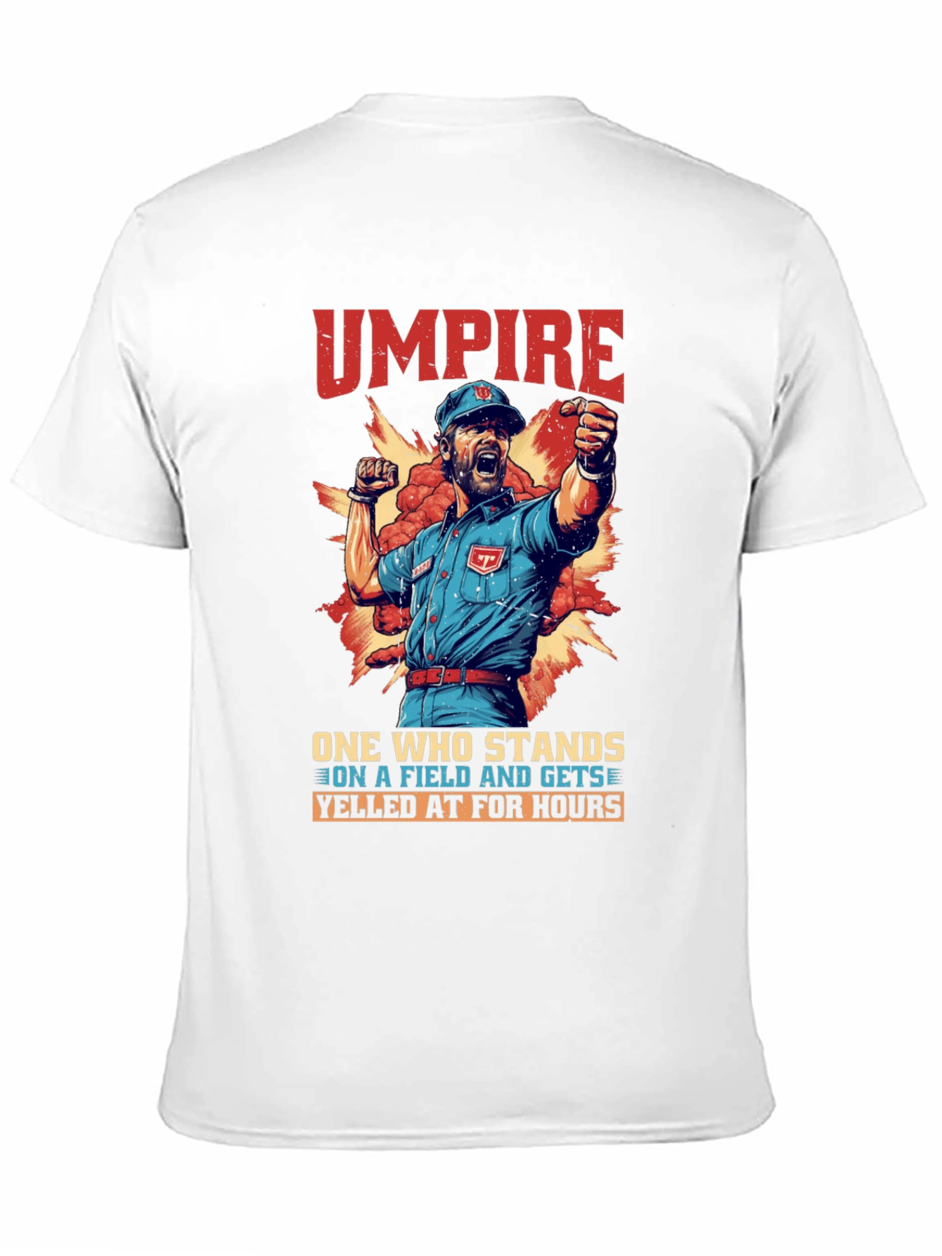 Black Umpire Yelled At For Hours Graphic Tee view 11