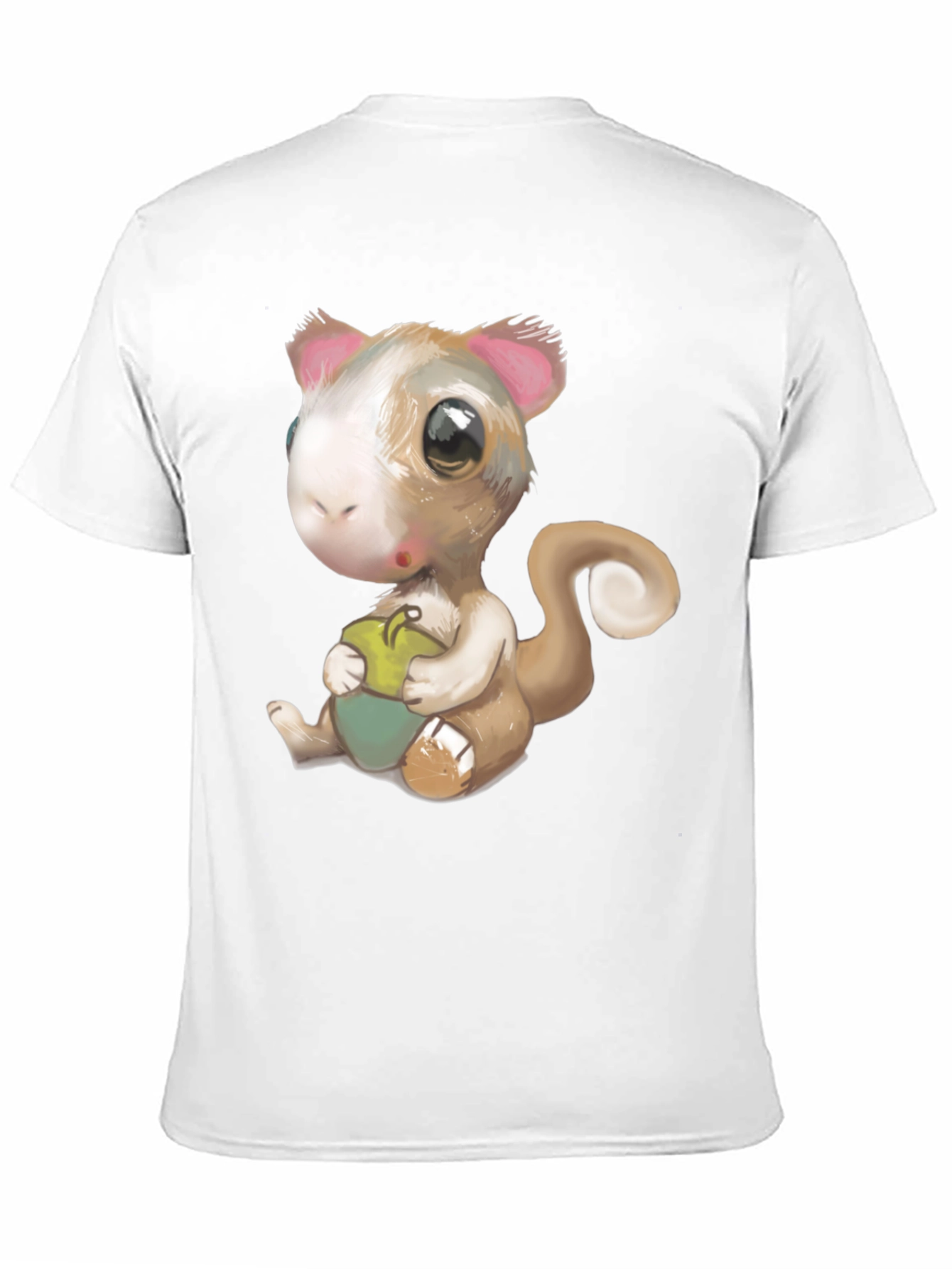 Black Cute Squirrel Graphic T-Shirt view 11