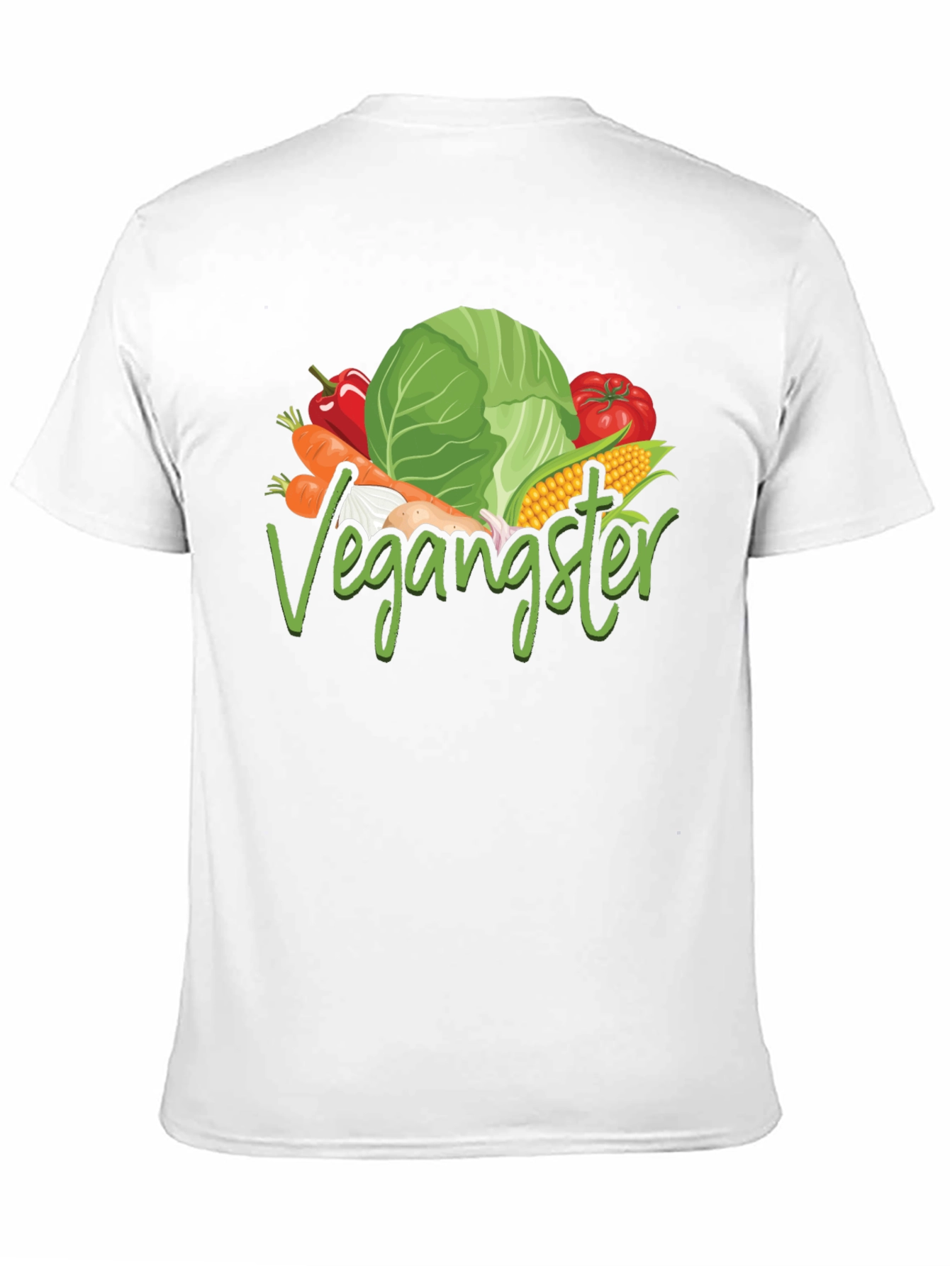 Black Vegan T-Shirt - Vegangster Tee view 11